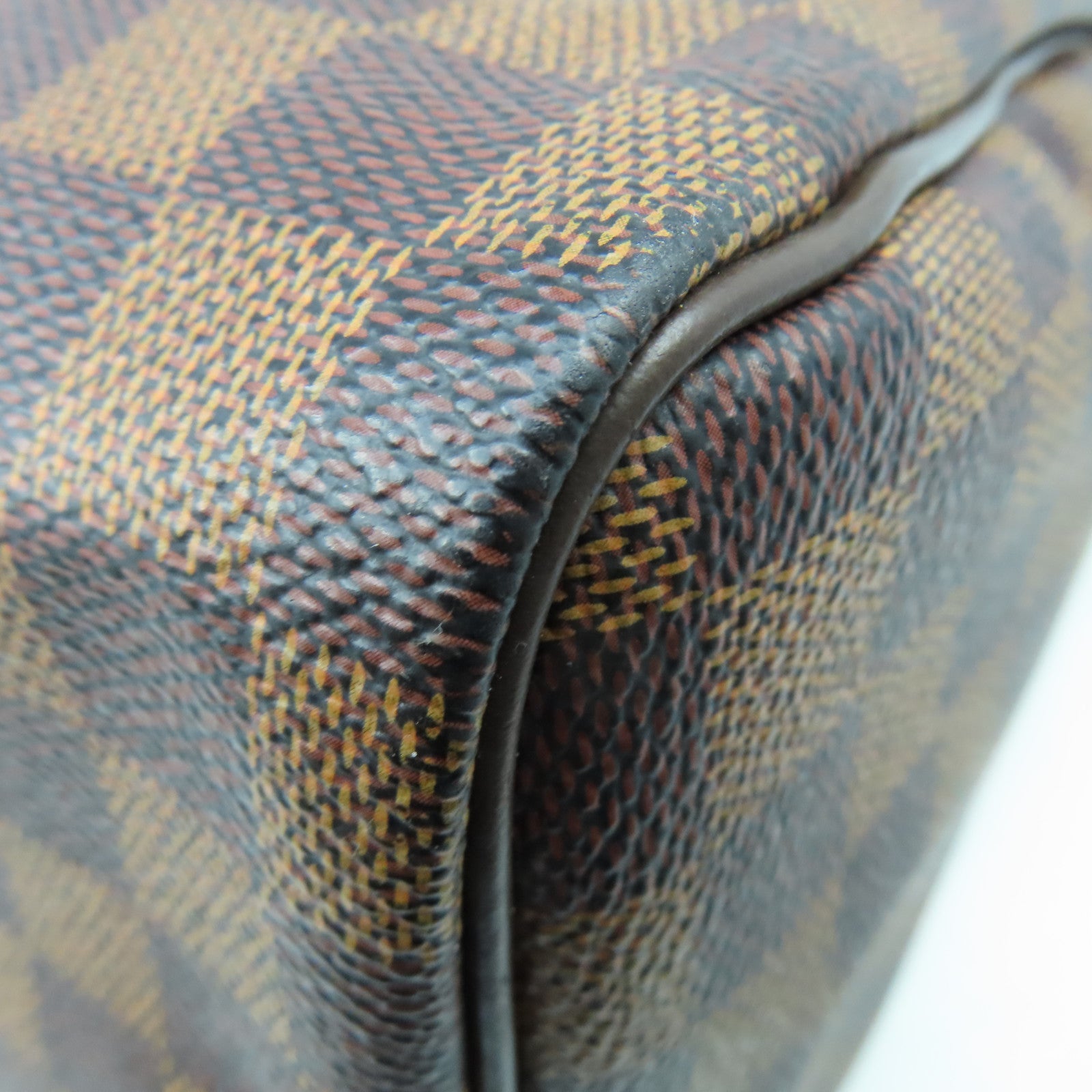 LOUIS VUITTON Damier Speedy 30金扣手挽袋啡色