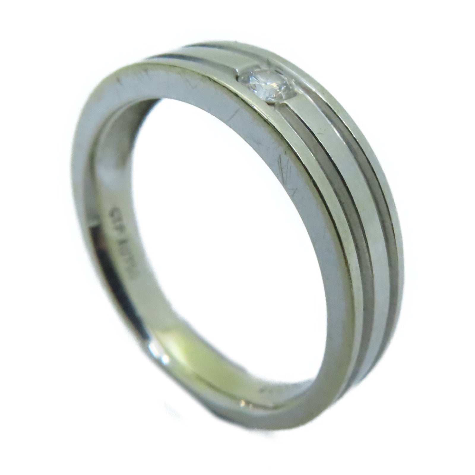 JEWELRY 【激减优惠】18K白金Diamond Ring 0.07ct钻石戒指US#6.0