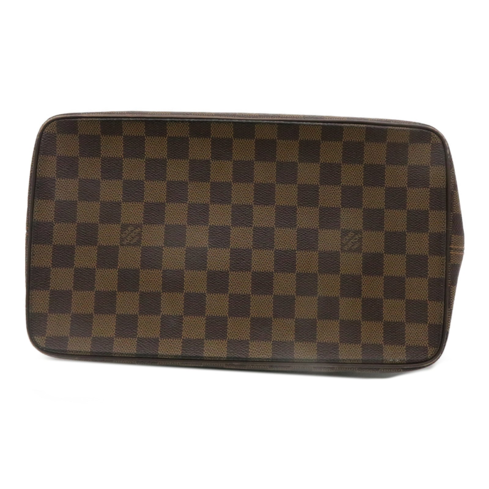 LOUIS VUITTON Damier Saleya MM金扣肩背袋啡色