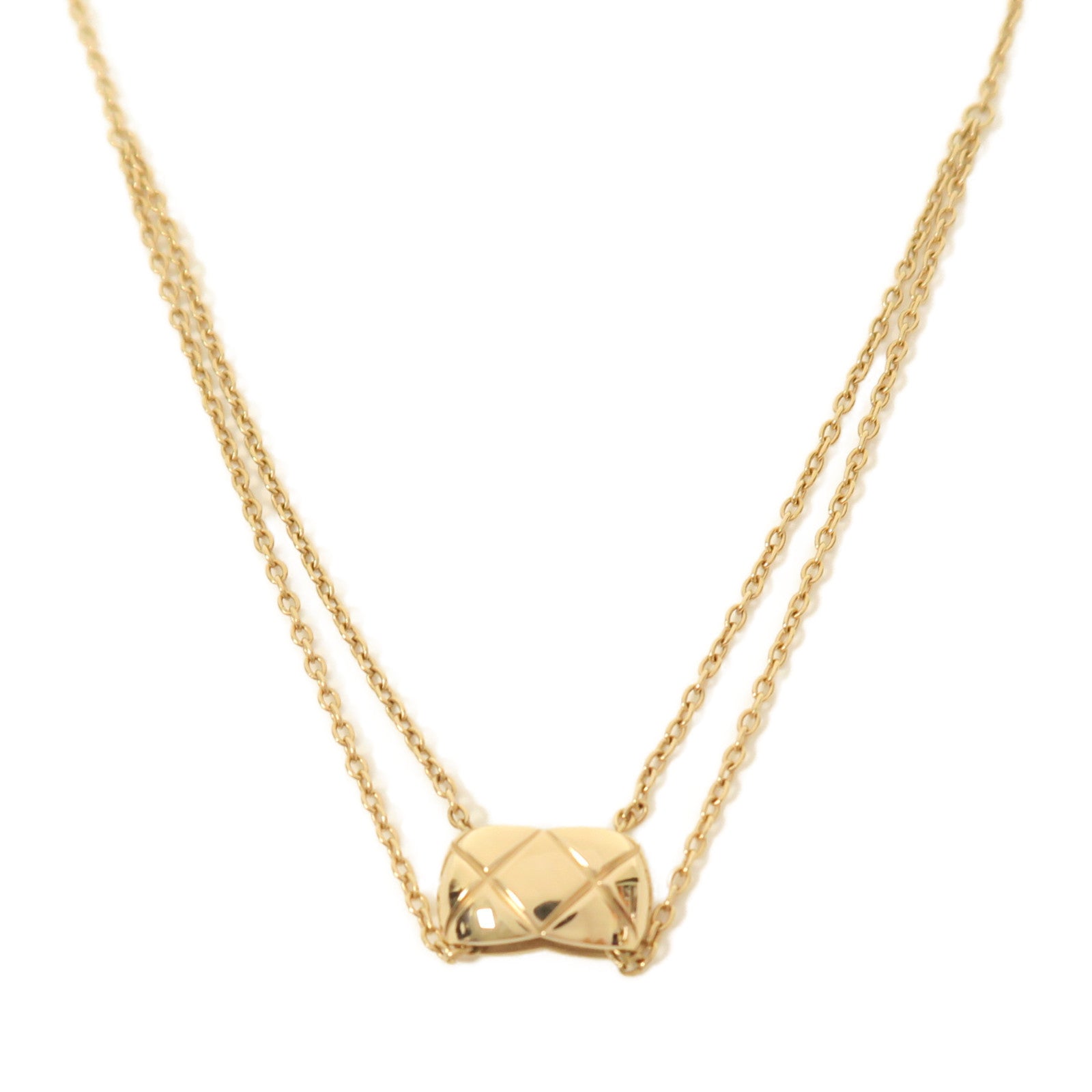 CHANEL 18KCoco Cursh Necklace項鍊金色