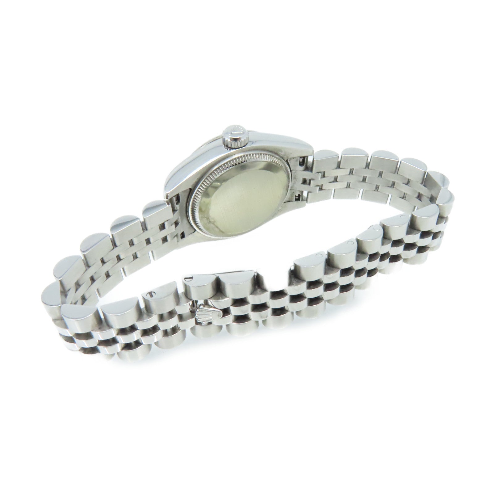 ROLEX Lady Datejust Watch 18K白金/不鏽鋼自動機芯手錶貝殼色/銀色