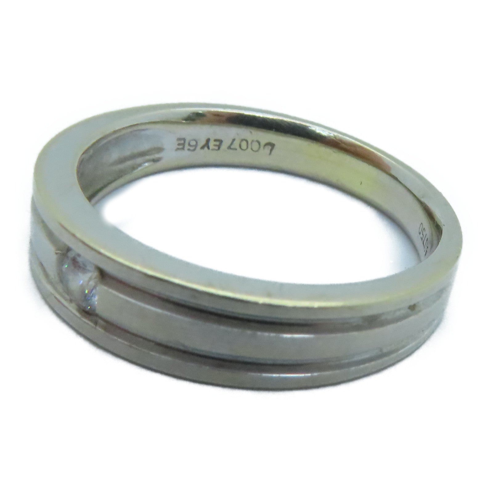 JEWELRY 【激减优惠】18K白金Diamond Ring 0.07ct钻石戒指US#6.0
