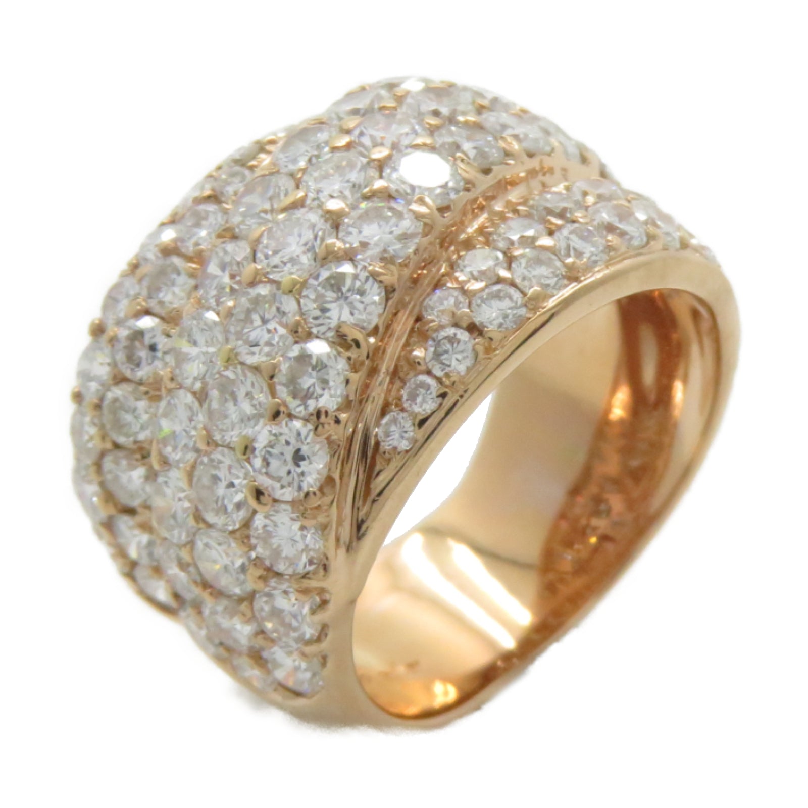 JEWELRY 18K玫瑰金Diamond Ring 11.1g鑽石戒指US#5.5