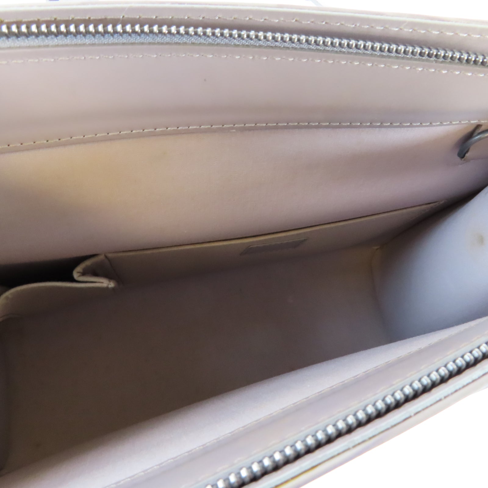 LOUIS VUITTON Epi Croisette PM銀扣肩背袋灰色