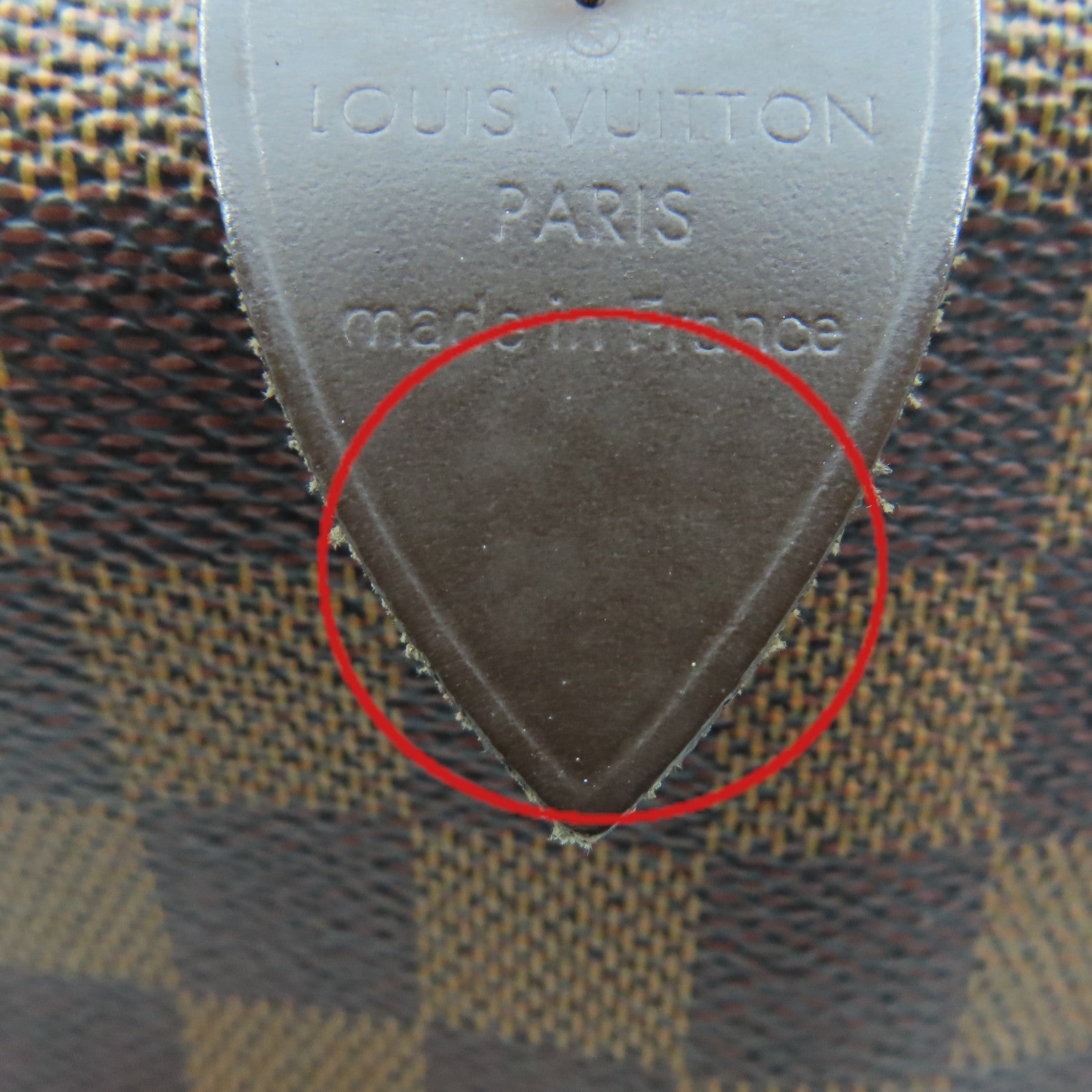 LOUIS VUITTON Damier Speedy 30金扣手挽袋啡色
