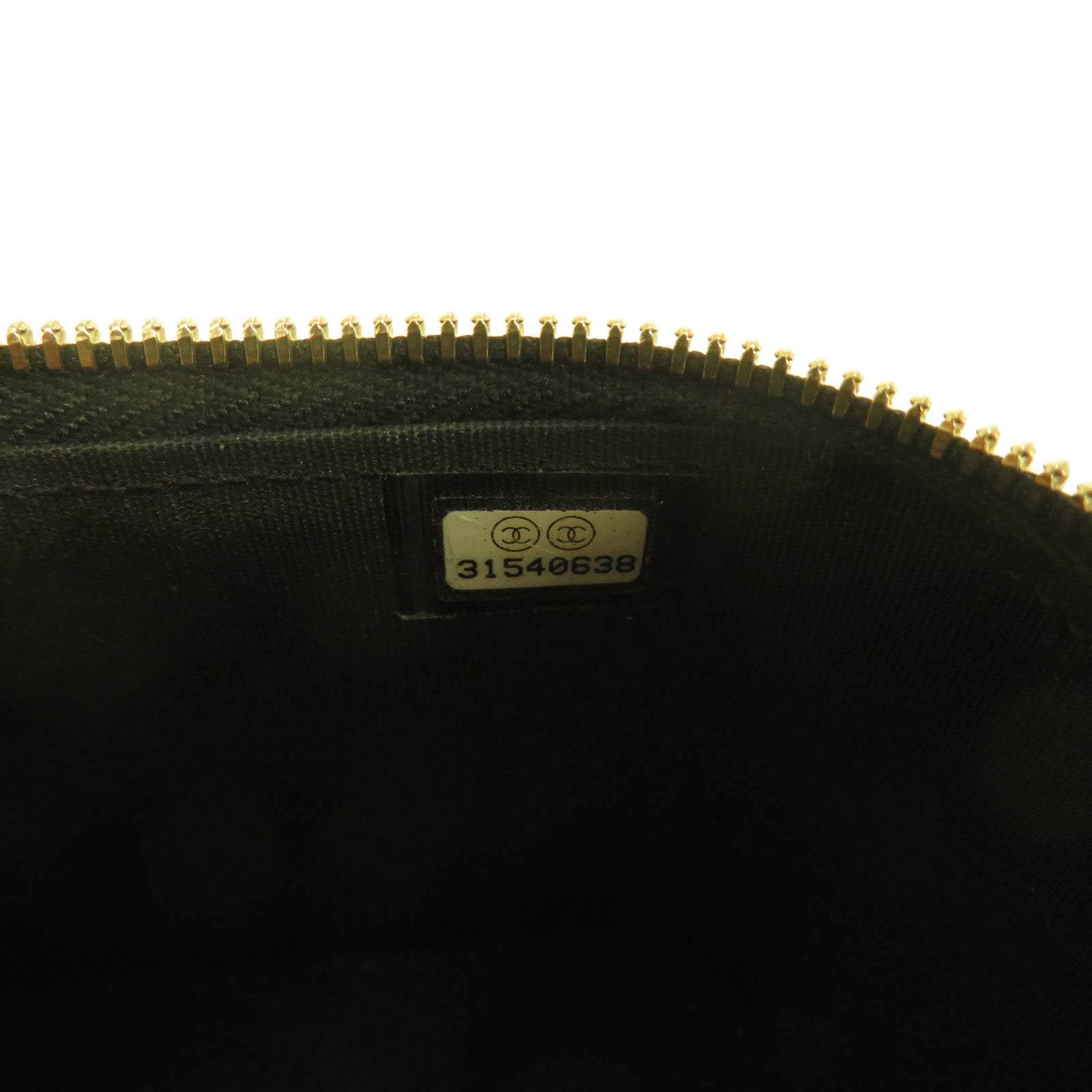 CHANEL 菱格羊皮皮革Chain Shoulder金扣鏈帶肩背袋黑色