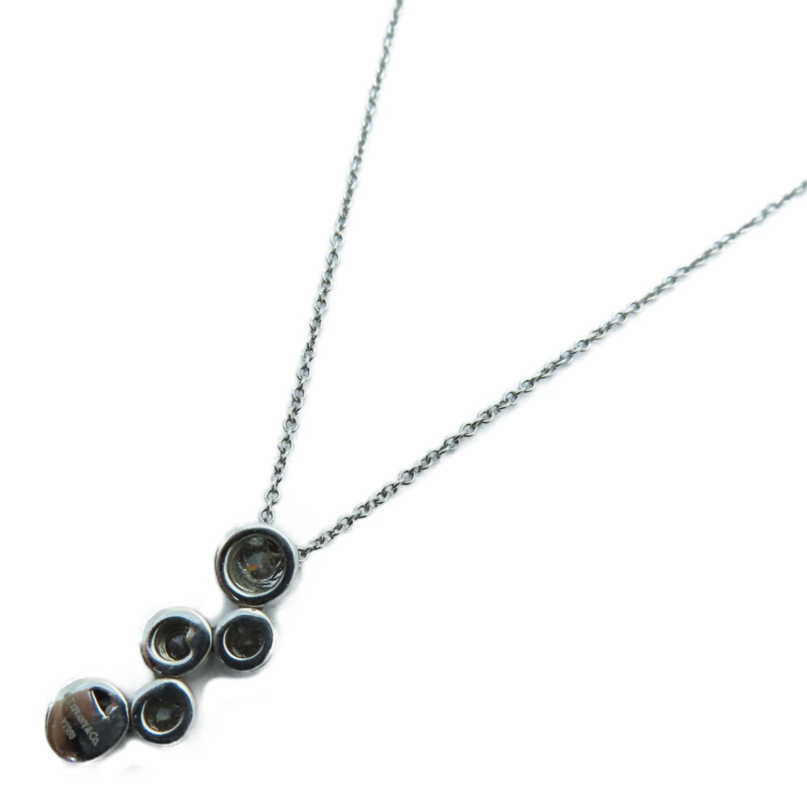 TIFFANY＆CO PT950铂金Diamond Necklace钻石项链