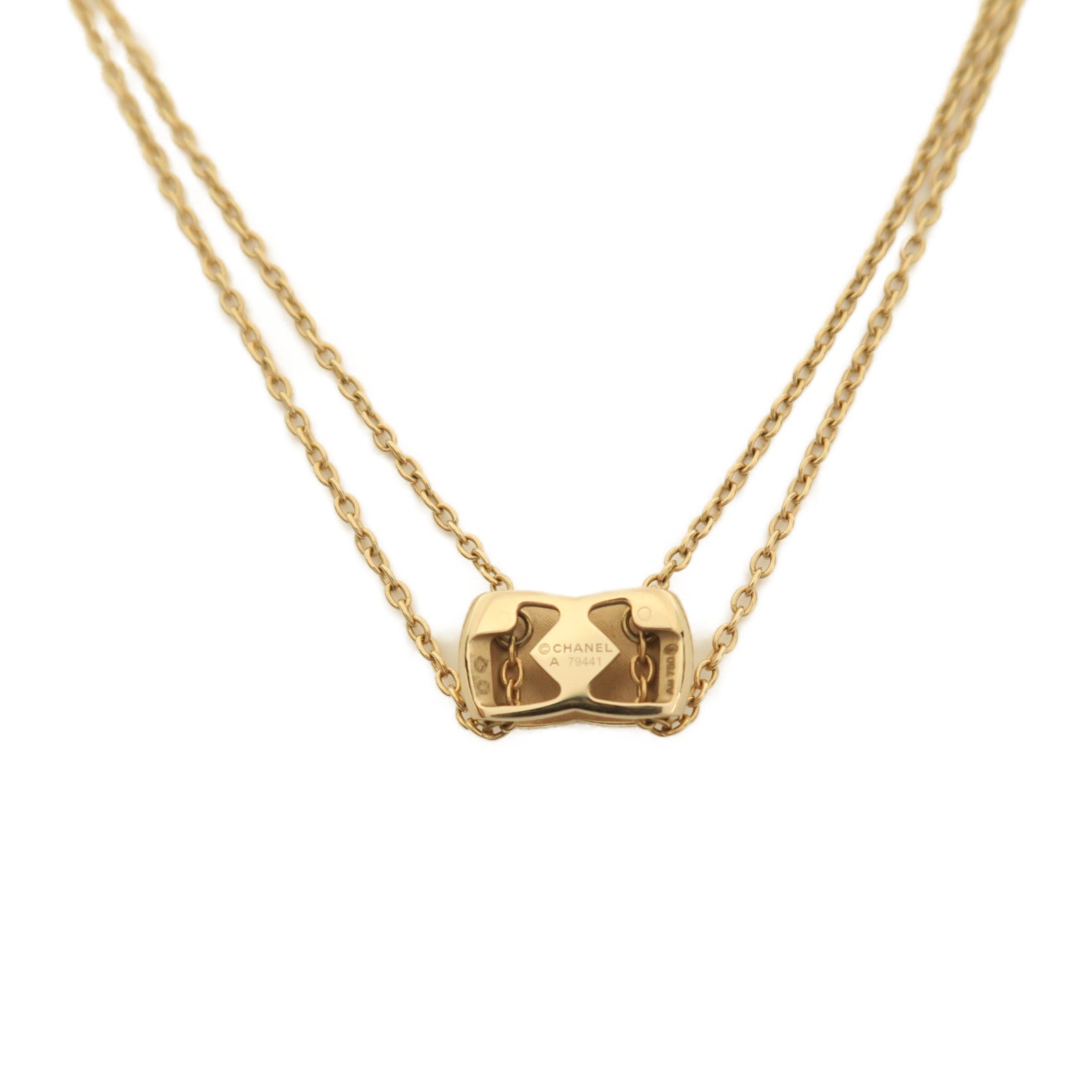 CHANEL 18KCoco Cursh Necklace項鍊金色
