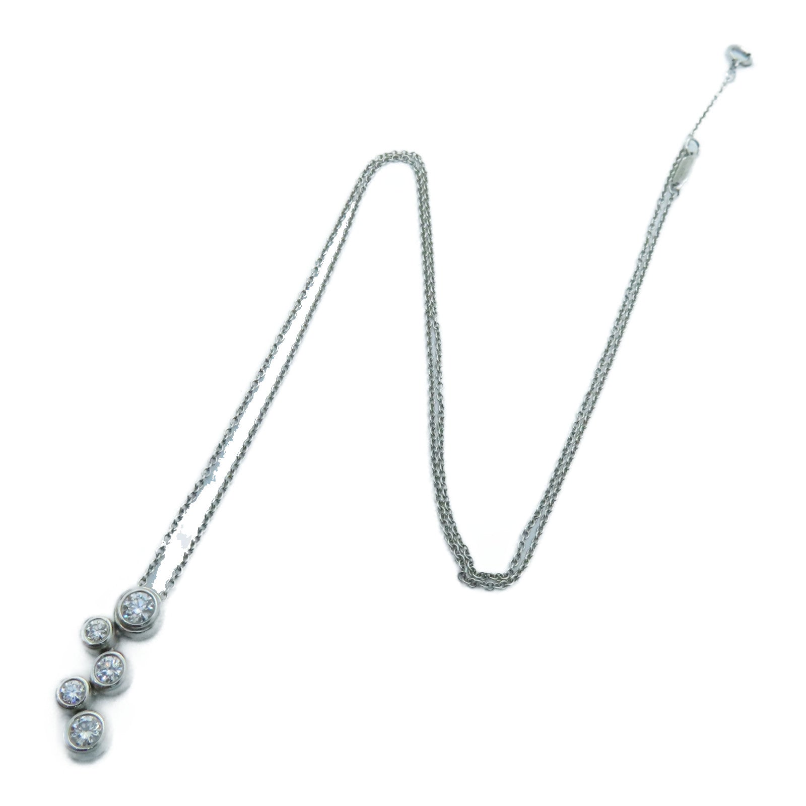 TIFFANY＆CO PT950铂金Diamond Necklace钻石项链