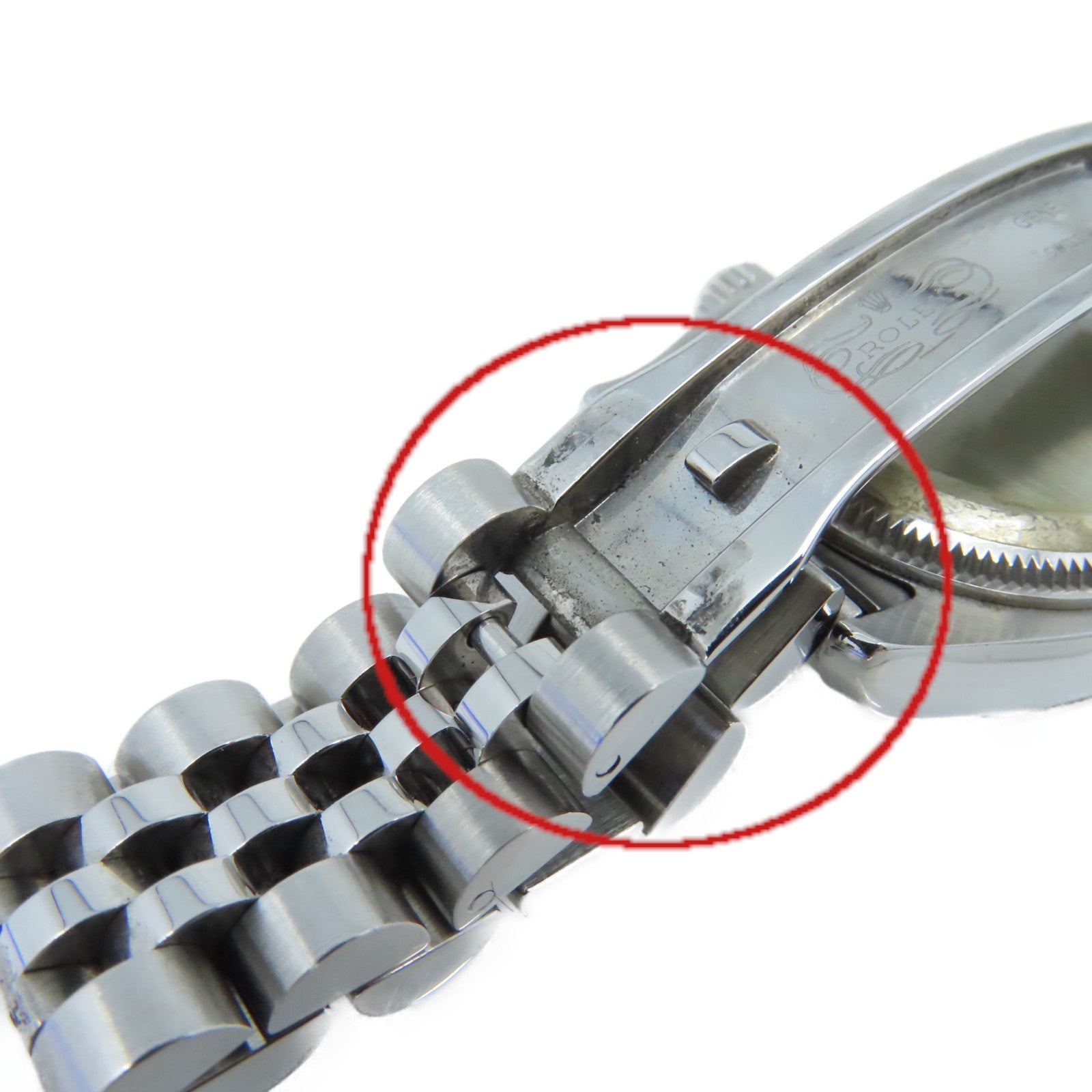 ROLEX Lady Datejust Watch 18K白金/不鏽鋼自動機芯手錶貝殼色/銀色