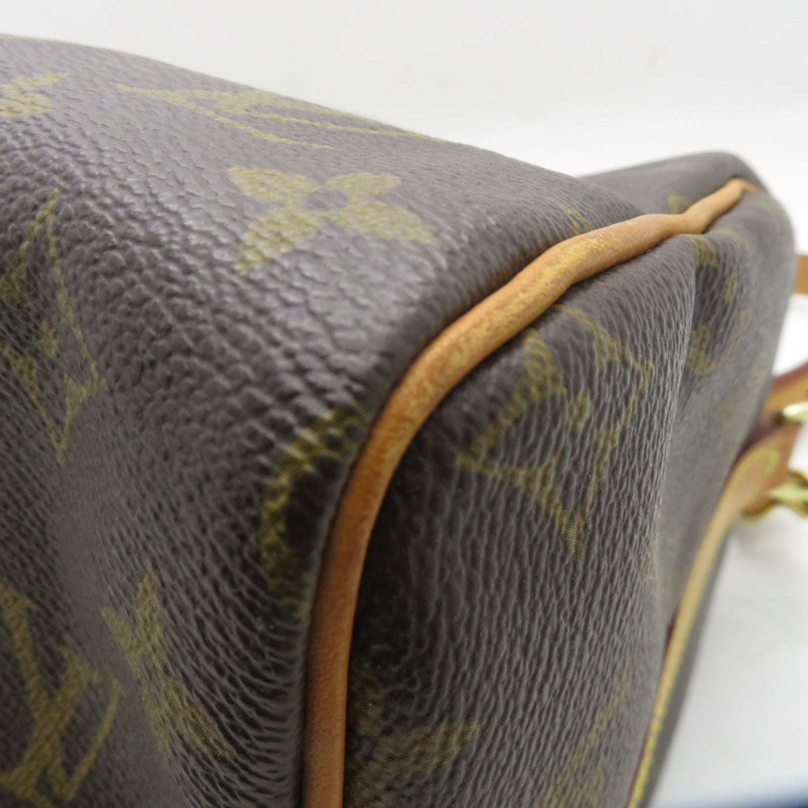 LOUIS VUITTON Monogram Speedy Bandouliere 30金扣手挽肩背兩用袋啡色