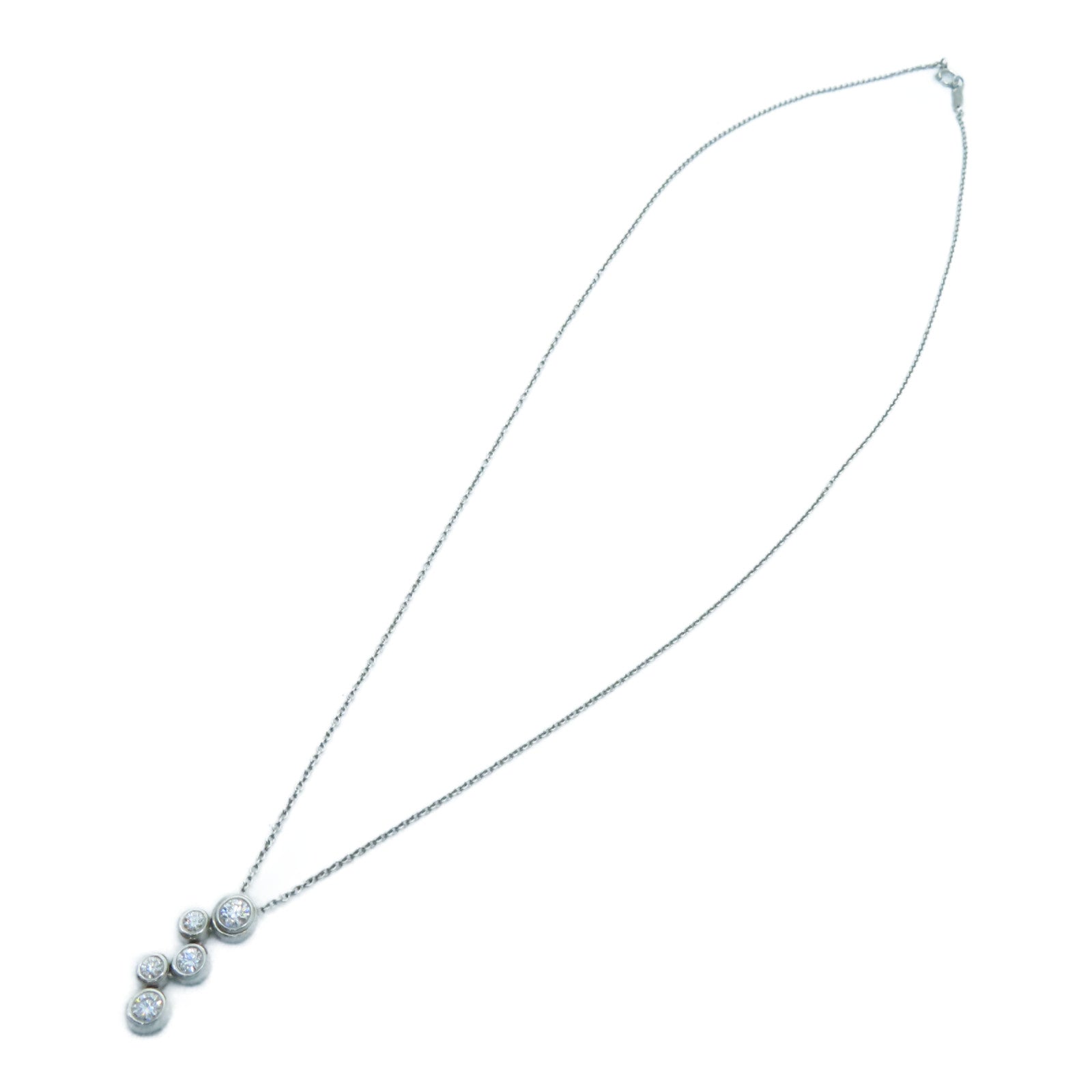 TIFFANY＆CO PT950铂金Diamond Necklace钻石项链