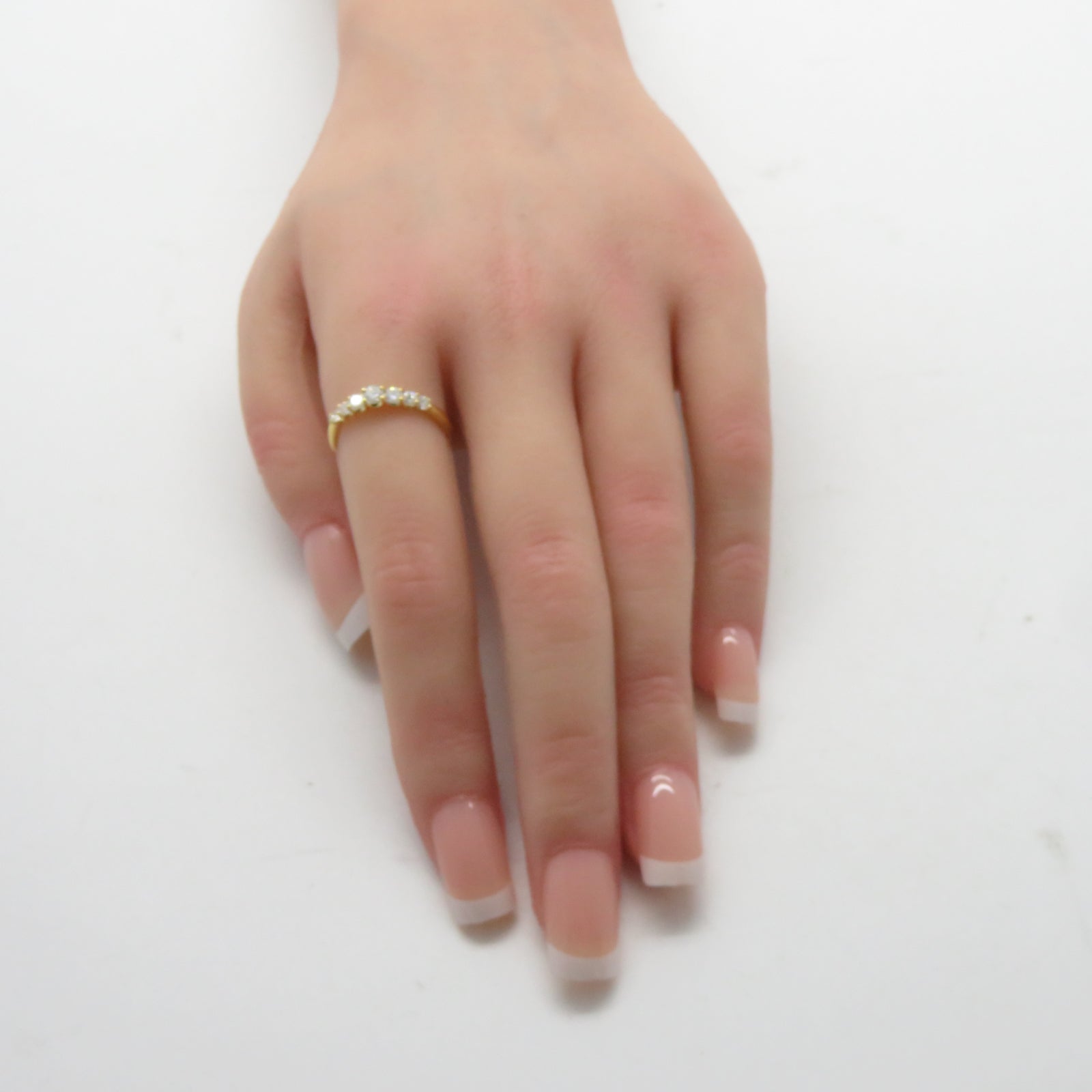 JEWELRY 18K黃金Diamond Ring 0.52ct鑽石戒指US#5.5
