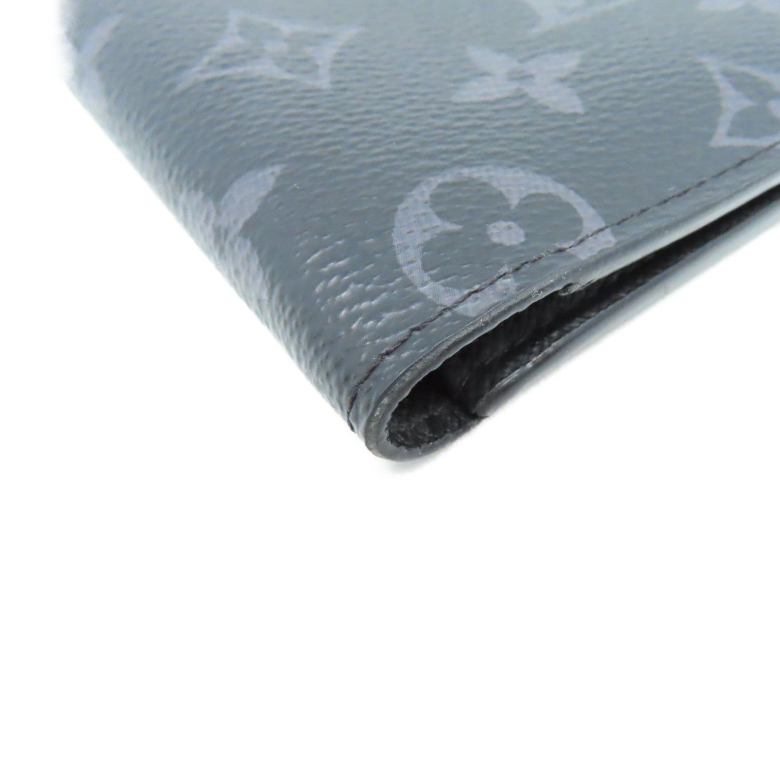 LOUIS VUITTON Monogram Eclipse Multiple Short Wallet短錢包黑色/灰色