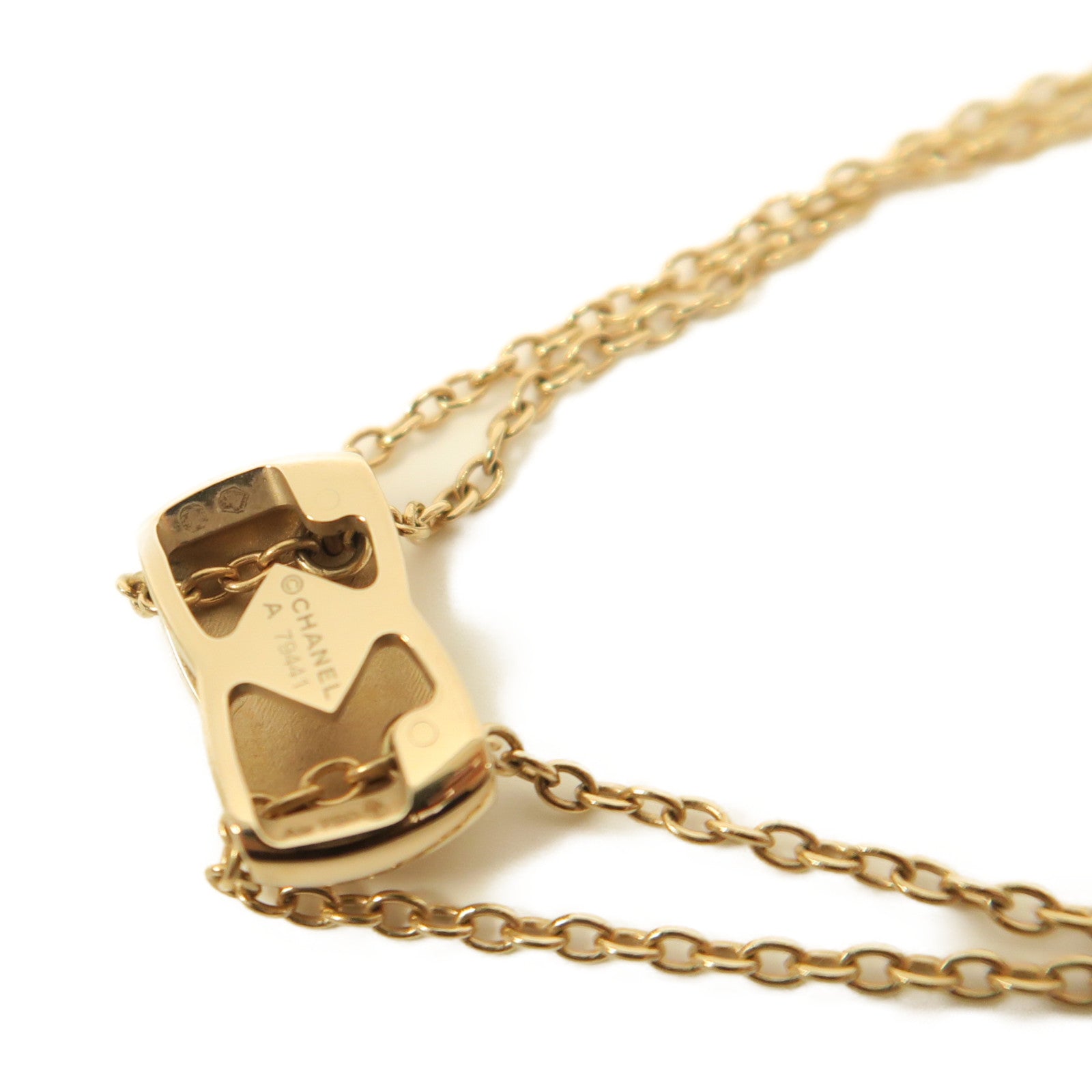CHANEL 18KCoco Cursh Necklace項鍊金色
