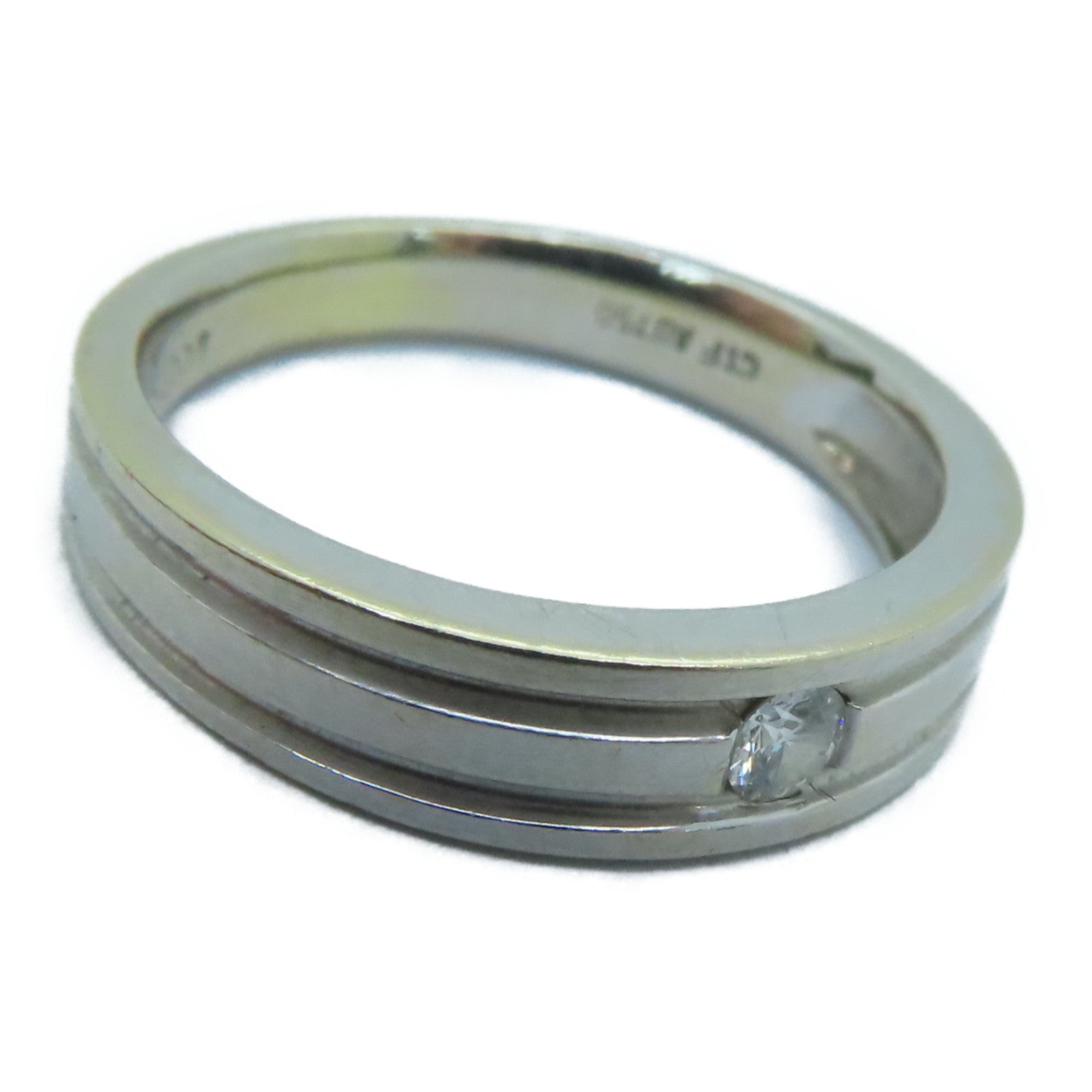 JEWELRY 【激减优惠】18K白金Diamond Ring 0.07ct钻石戒指US#6.0