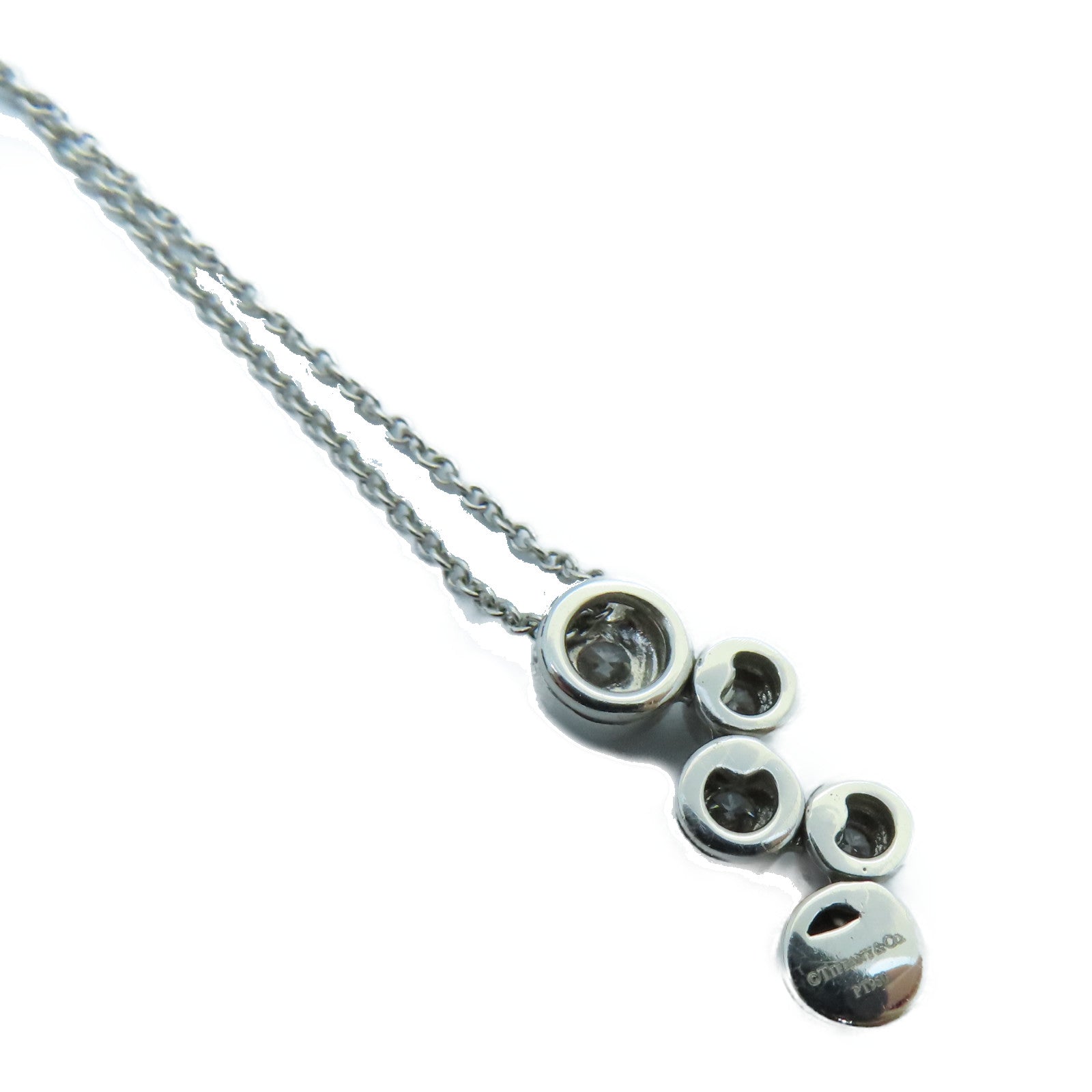 TIFFANY＆CO PT950铂金Diamond Necklace钻石项链