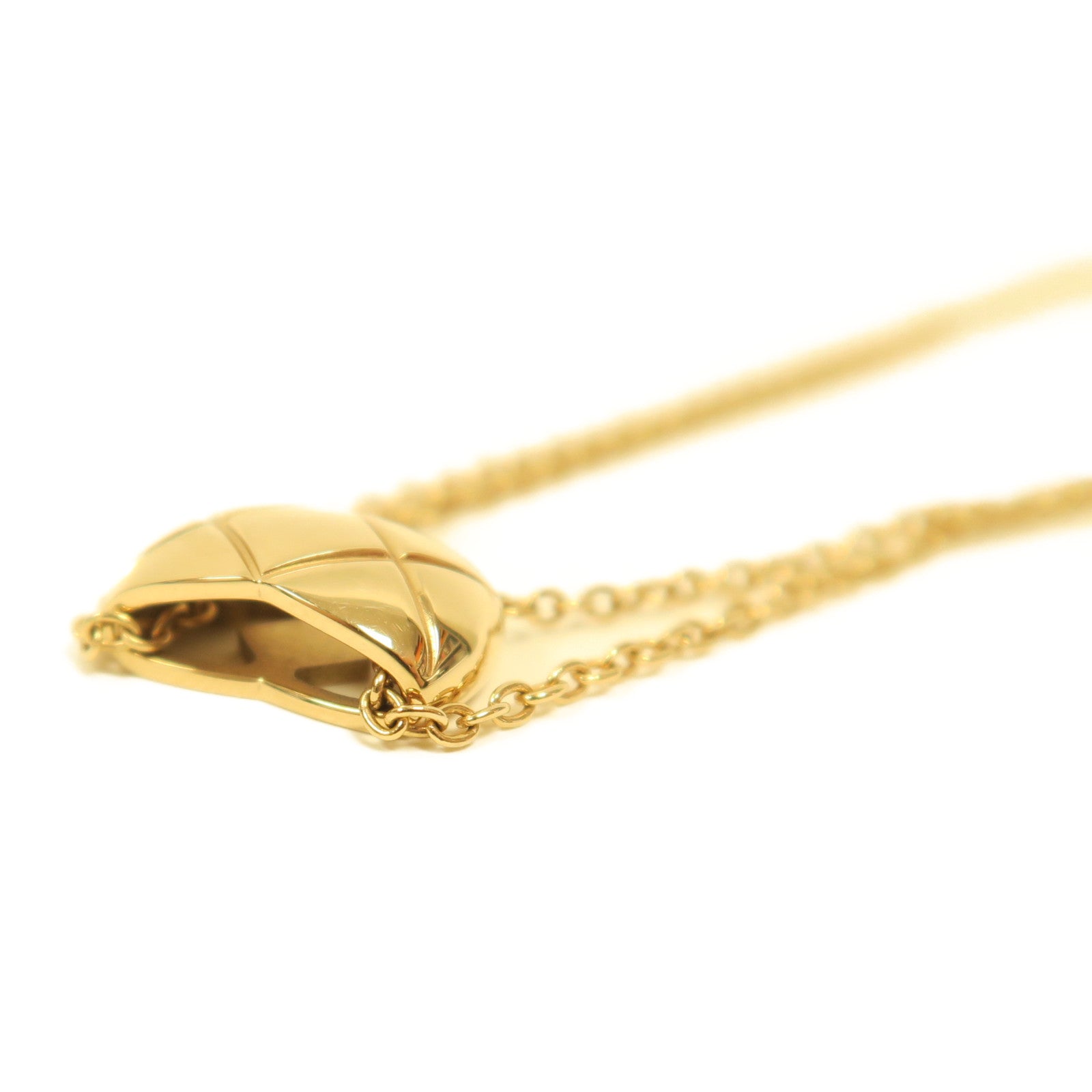 CHANEL 18KCoco Cursh Necklace項鍊金色