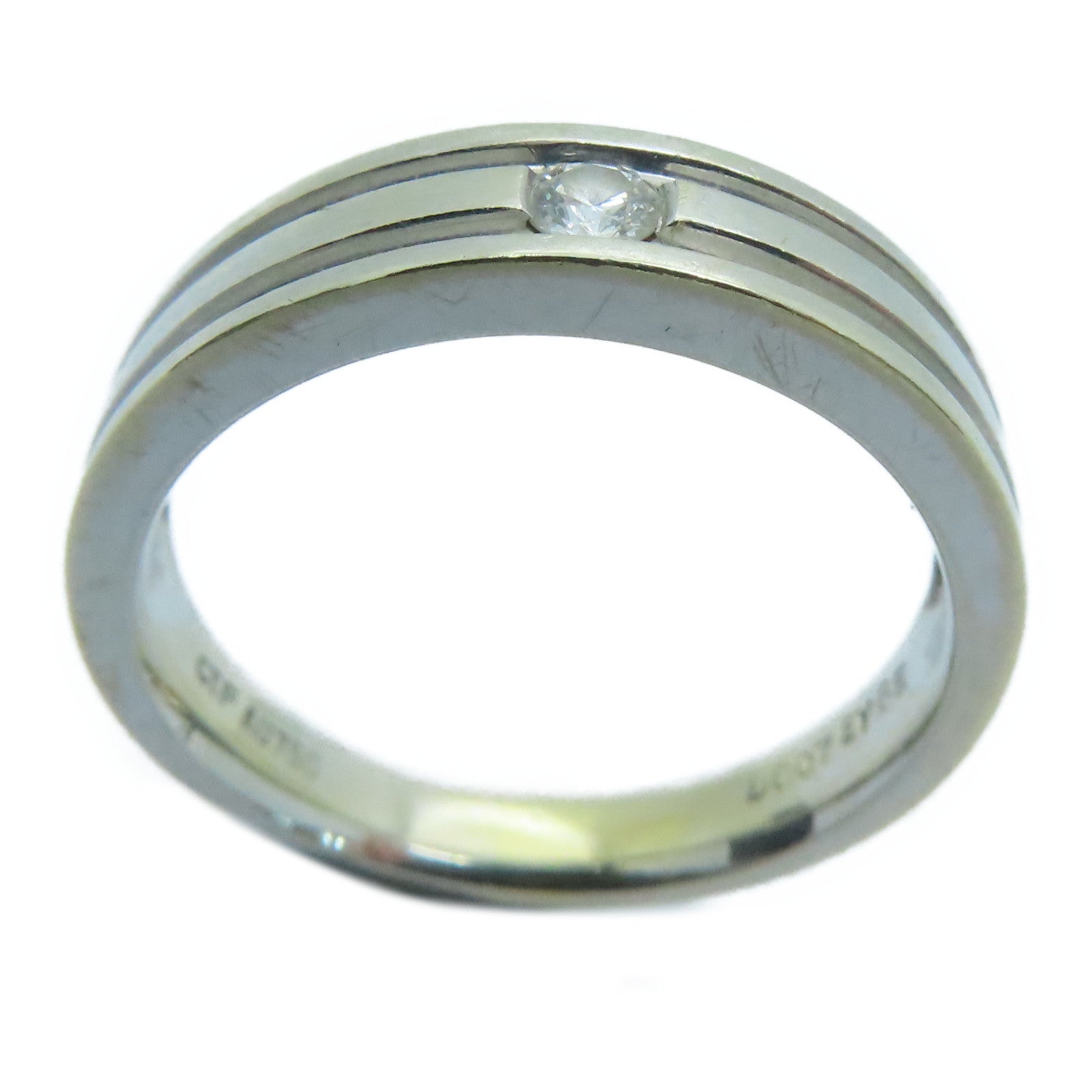 JEWELRY 【激减优惠】18K白金Diamond Ring 0.07ct钻石戒指US#6.0