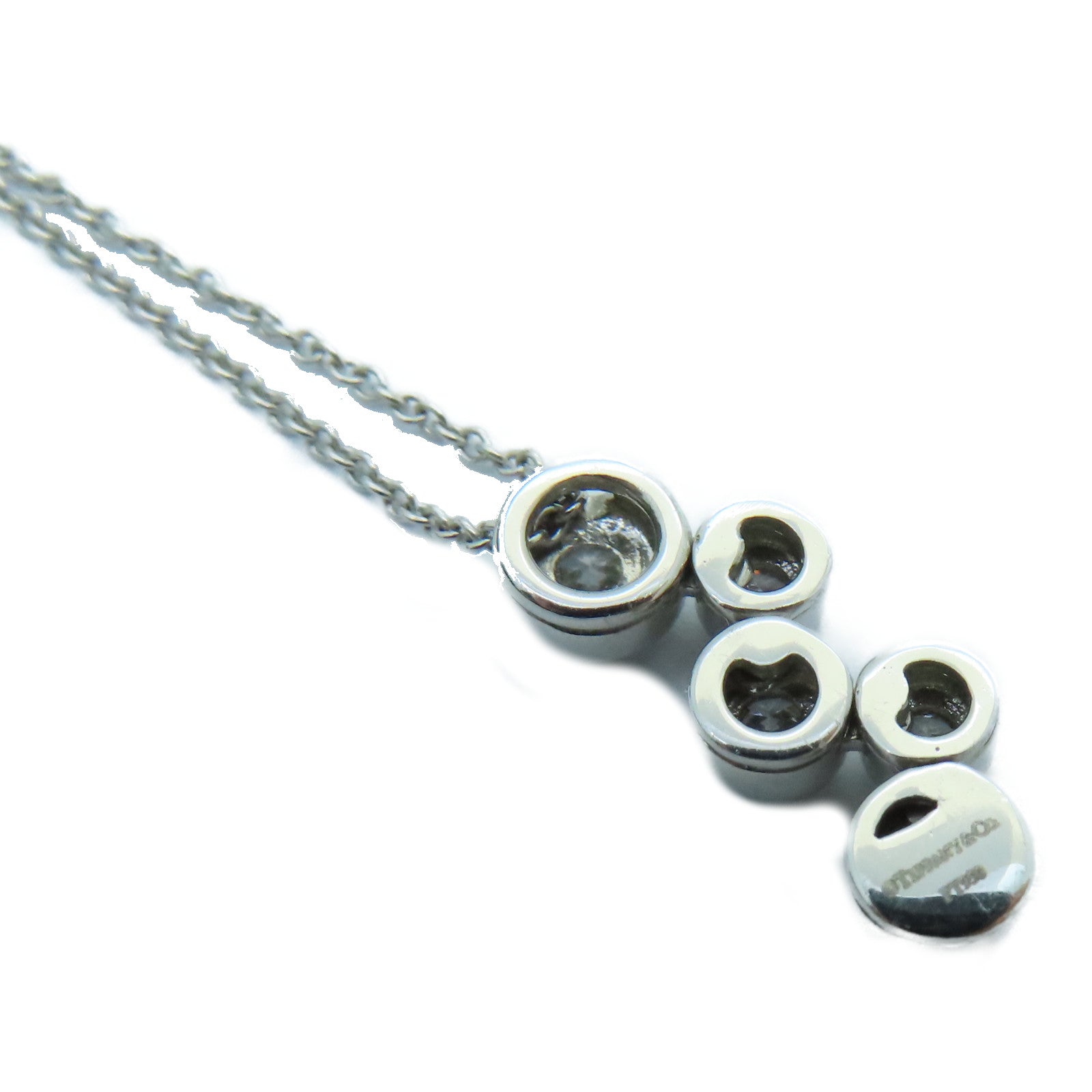 TIFFANY＆CO PT950铂金Diamond Necklace钻石项链