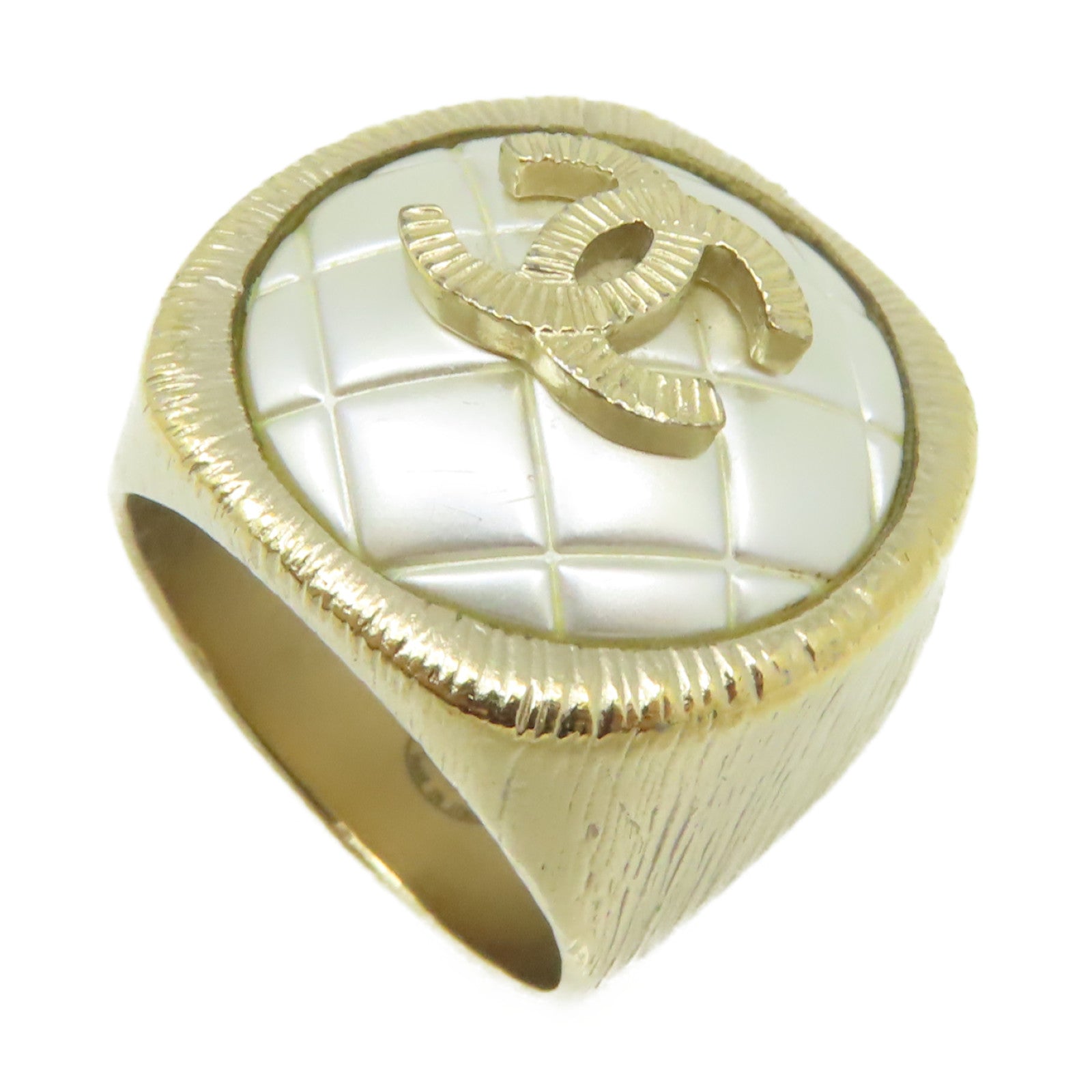 CHANEL 金屬Ring戒指US#6.25