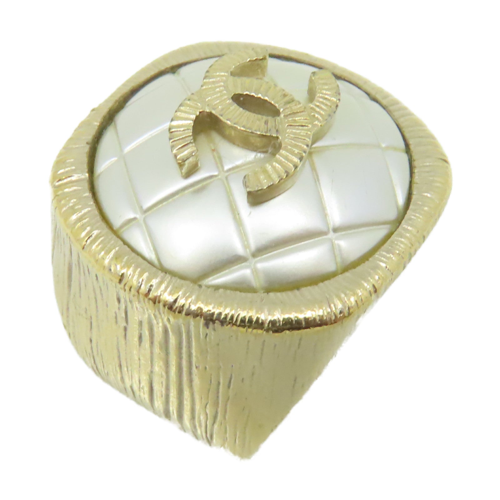 CHANEL 金屬Ring戒指US#6.25