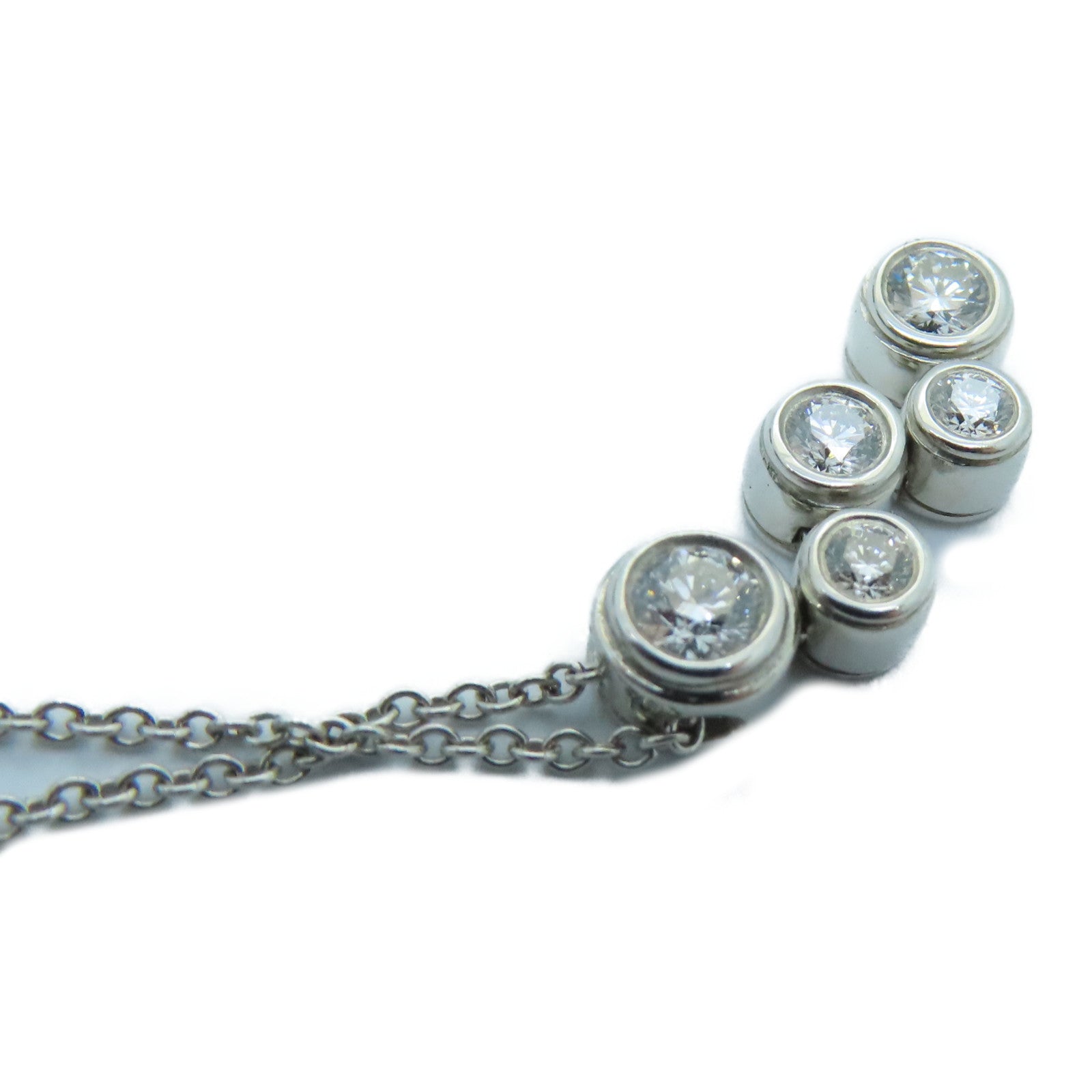 TIFFANY＆CO PT950铂金Diamond Necklace钻石项链