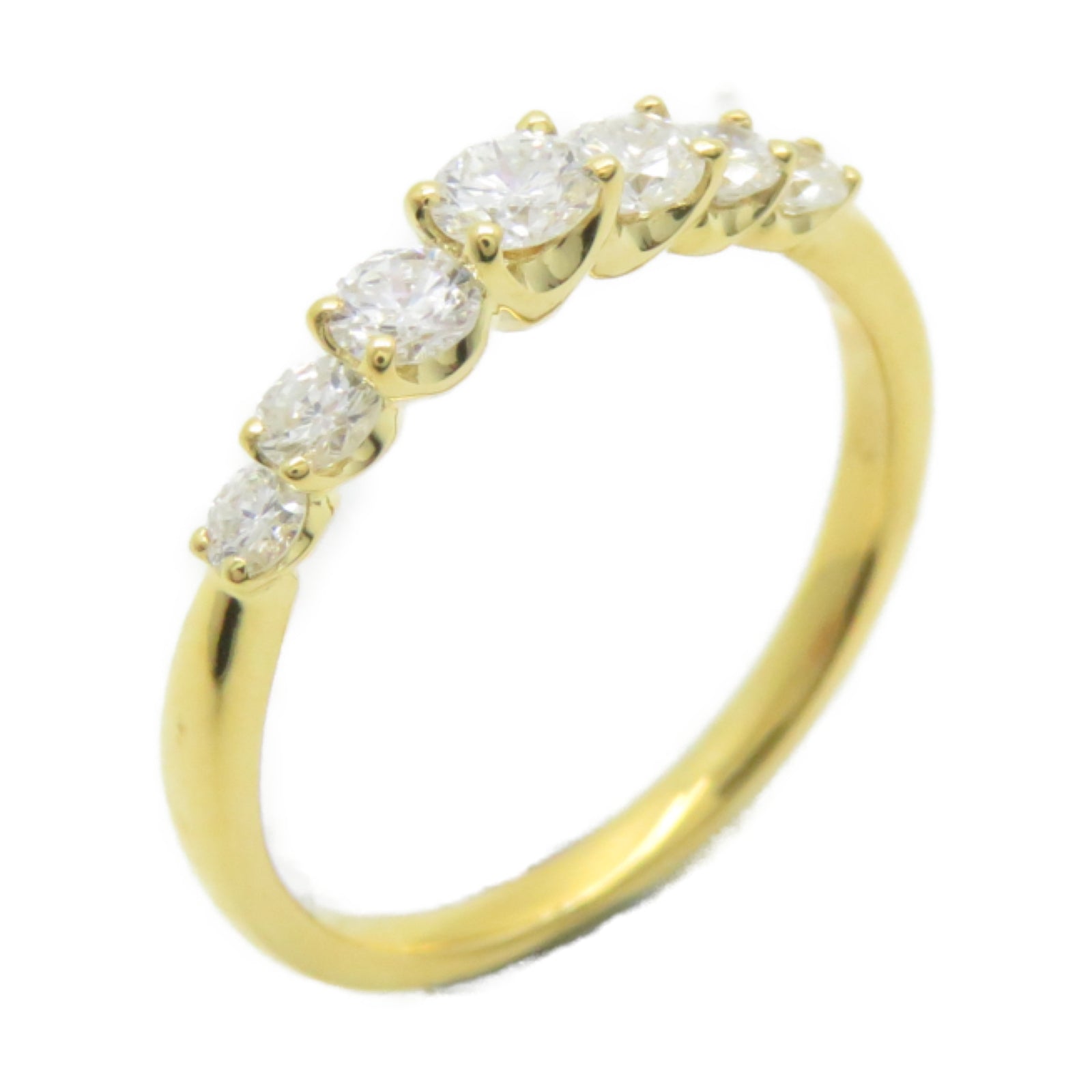 JEWELRY 18K黃金Diamond Ring 0.52ct鑽石戒指US#5.5