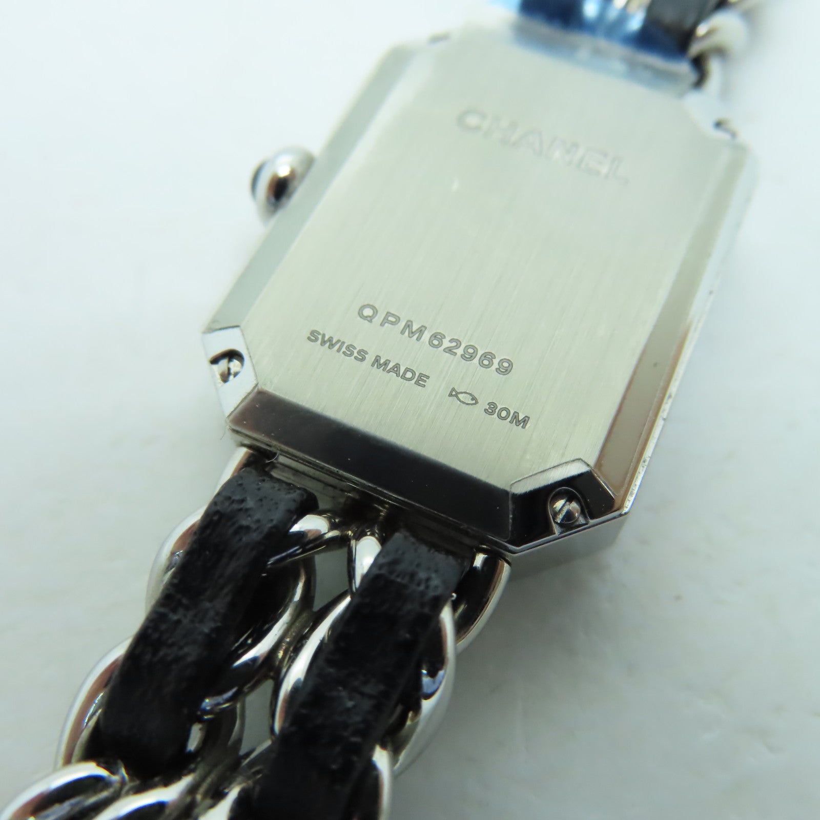 CHANEL Premiere L不鏽鋼手錶石英機芯黑色