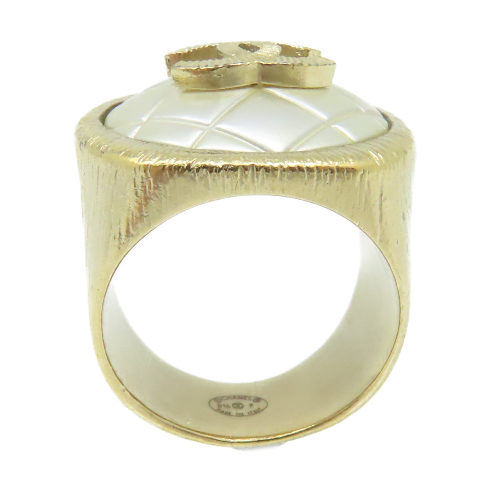CHANEL 金屬Ring戒指US#6.25
