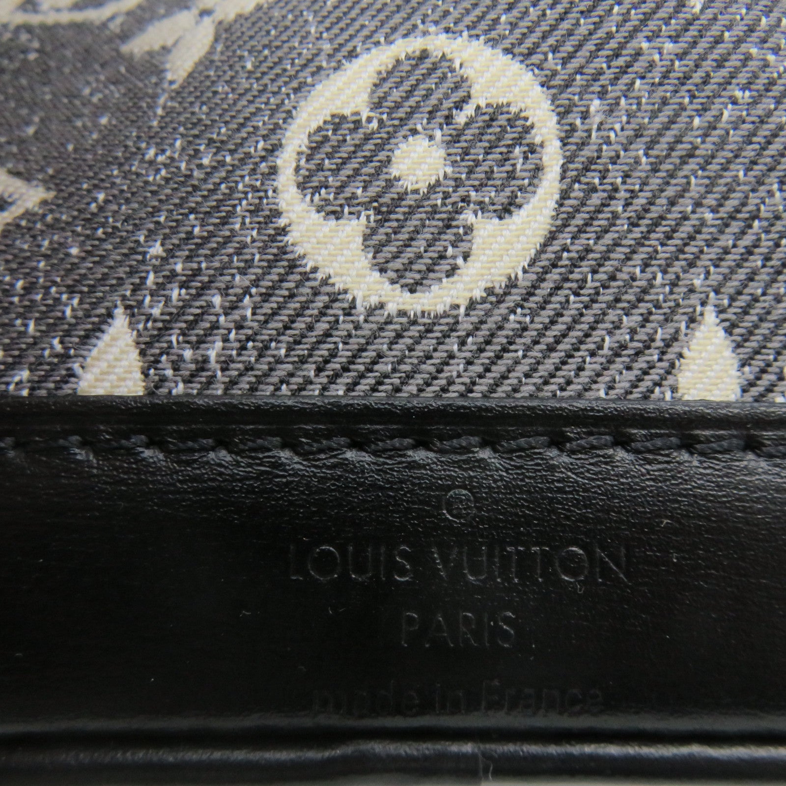 LOUIS VUITTON Monogram Jacquard Denim Nano Noe 2Way Shoulder Bag手挽肩背两用袋碳灰色
