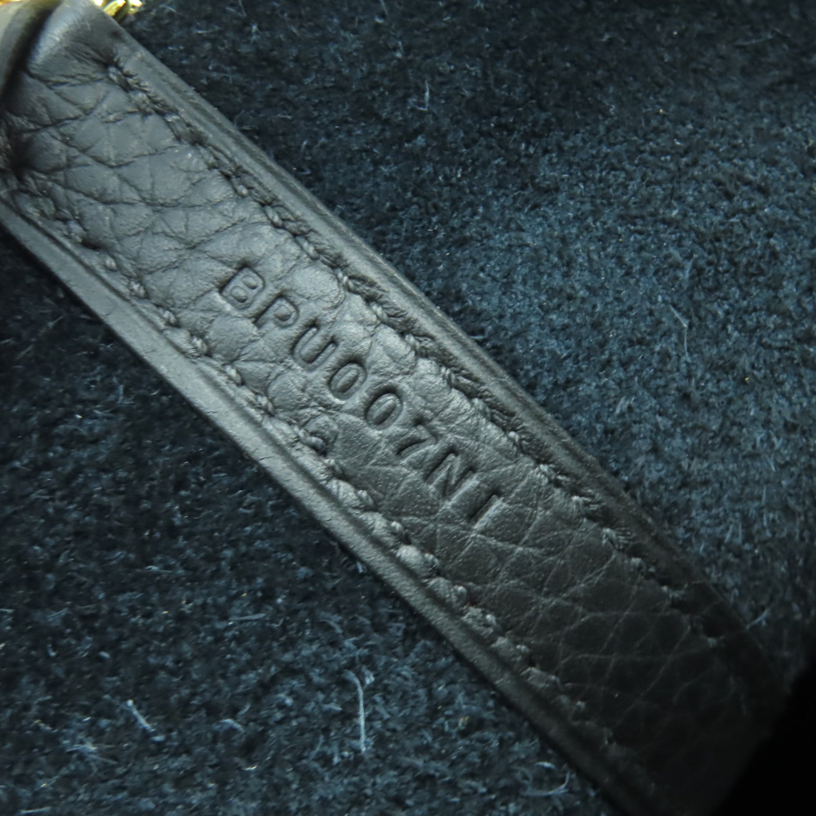 HERMES Clemence皮革Picotin MM金扣手挽袋黑色