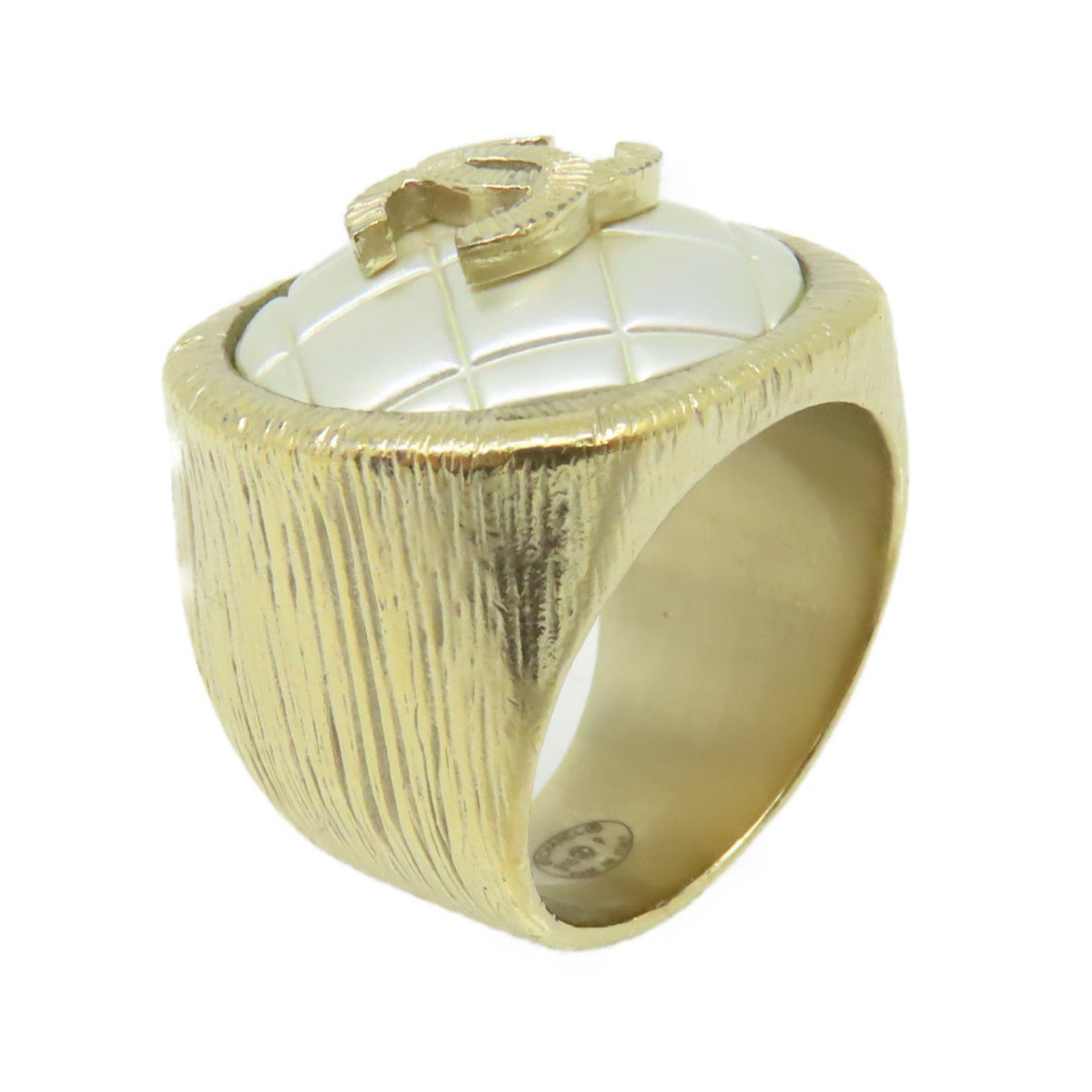 CHANEL 金屬Ring戒指US#6.25