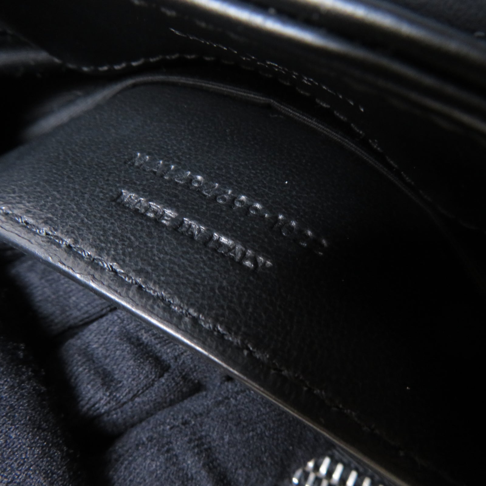SAINT LAURENT 牛皮皮革Lou Lou Bag銀扣鏈帶肩背袋黑色
