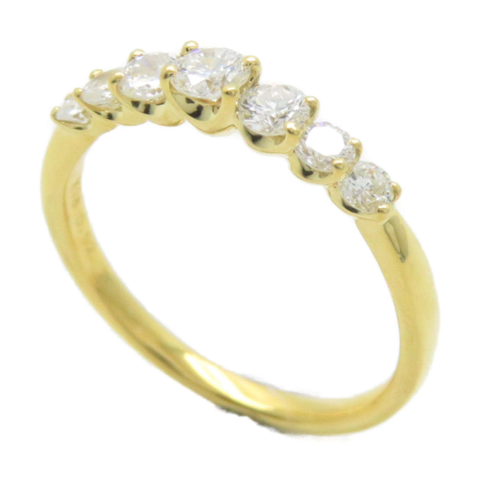 JEWELRY 18K黃金Diamond Ring 0.52ct鑽石戒指US#5.5