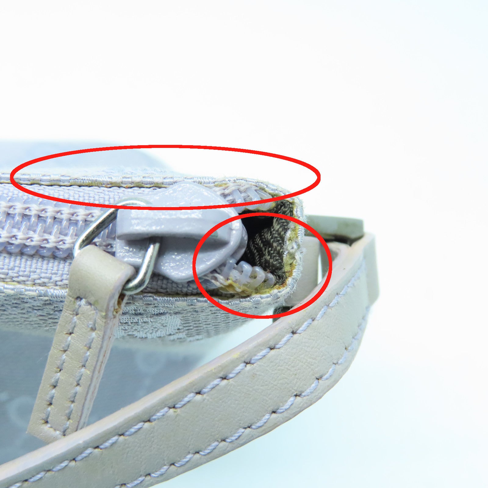 GUCCI 帆布Handbag银扣手挽袋紫色