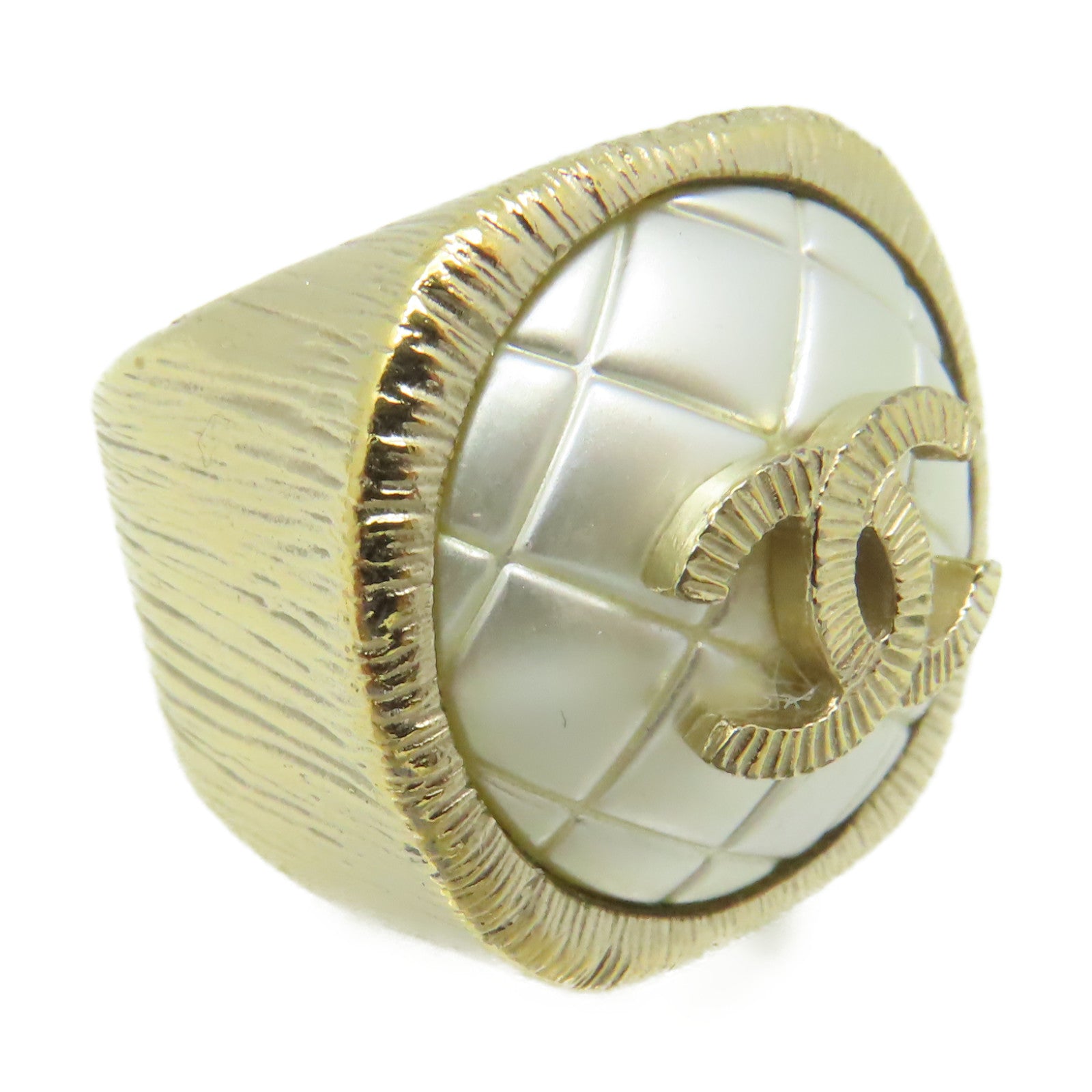 CHANEL 金屬Ring戒指US#6.25