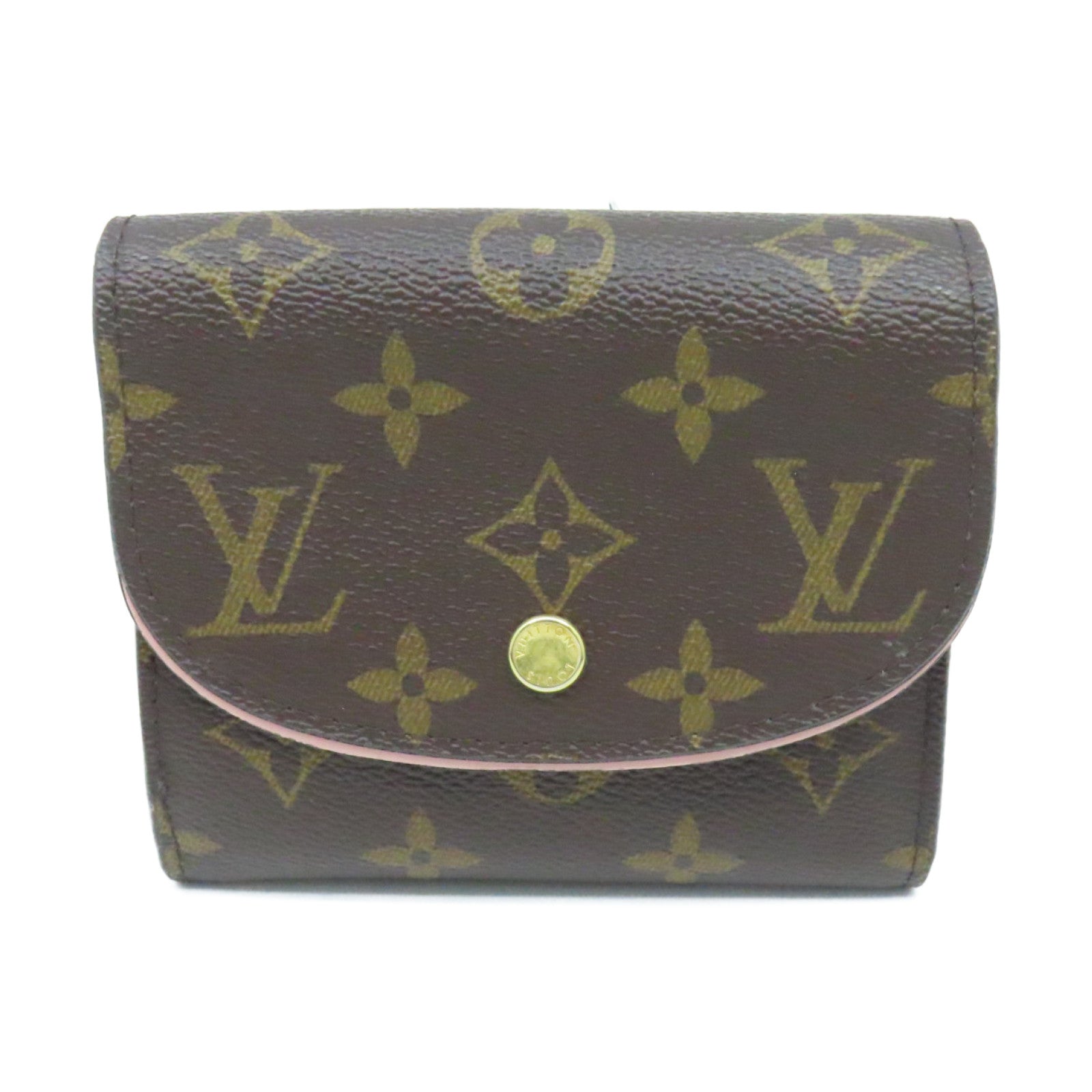 LOUIS VUITTON Monogram Ariane Short Wallet短錢包啡色/粉紅色