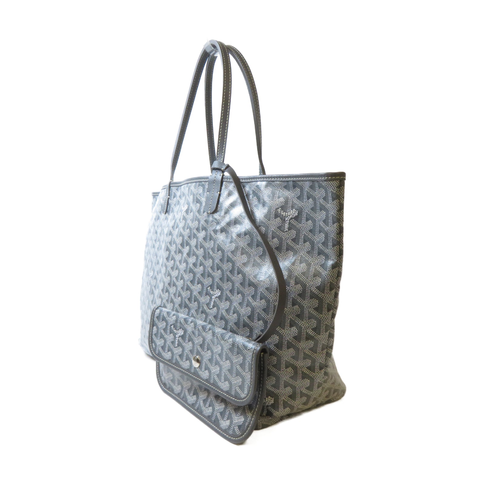 GOYARD 塗層帆布Tote Bag肩背袋灰色