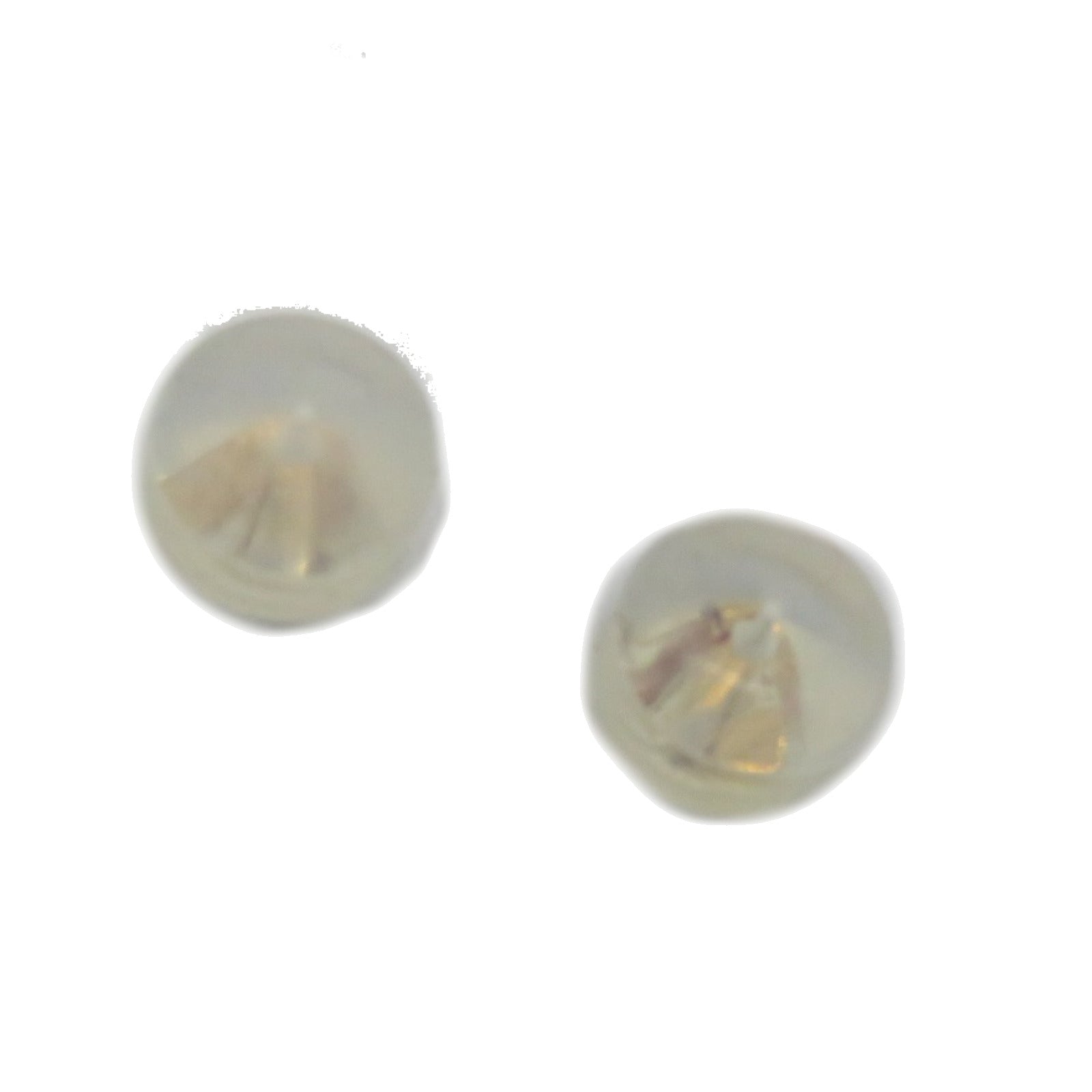 JEWELRY 18K玫瑰金Diamond Earrings 0.18ct鑽石耳環銀色/粉金色