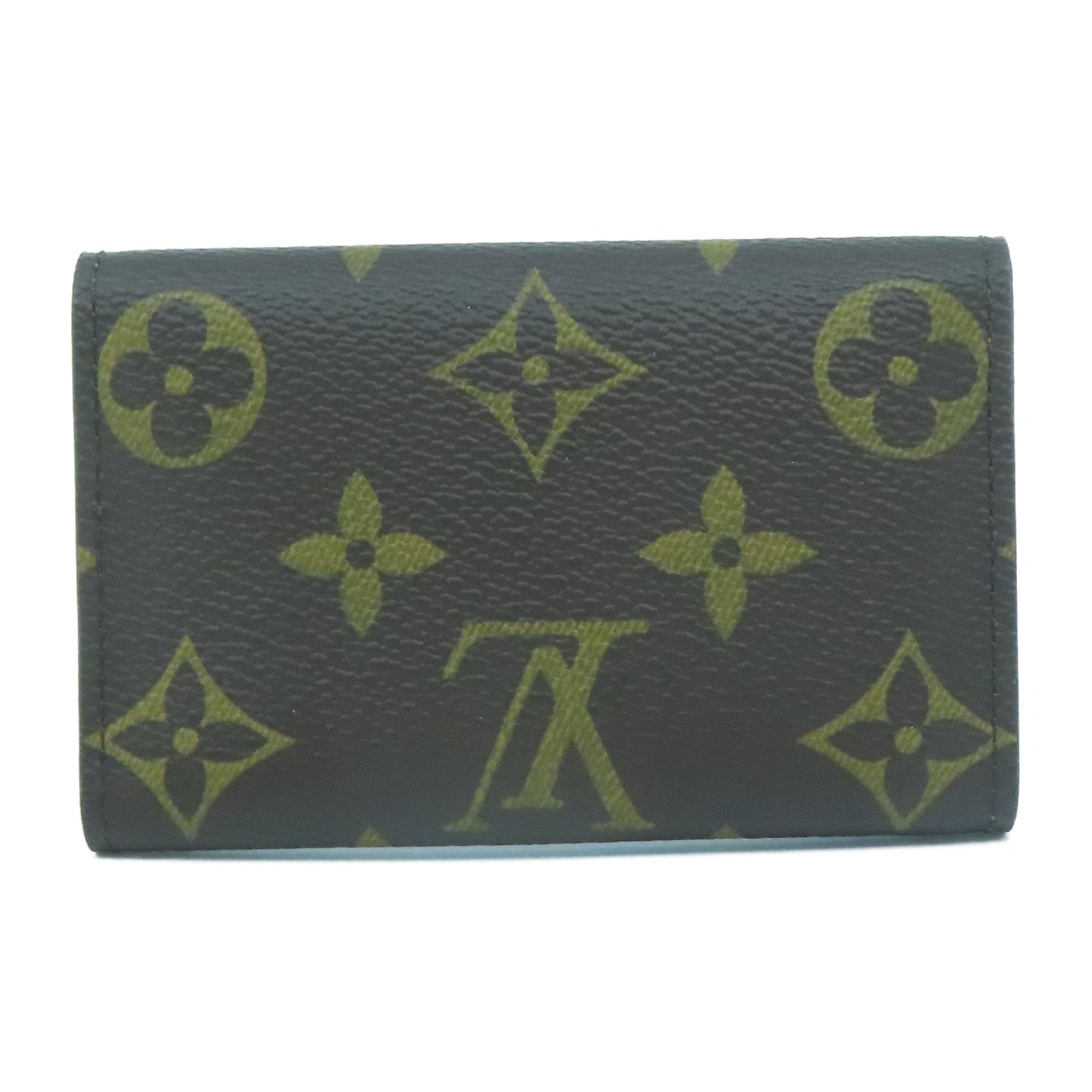 LOUIS VUITTON Monogram Key Case 6金扣鎖匙包啡色