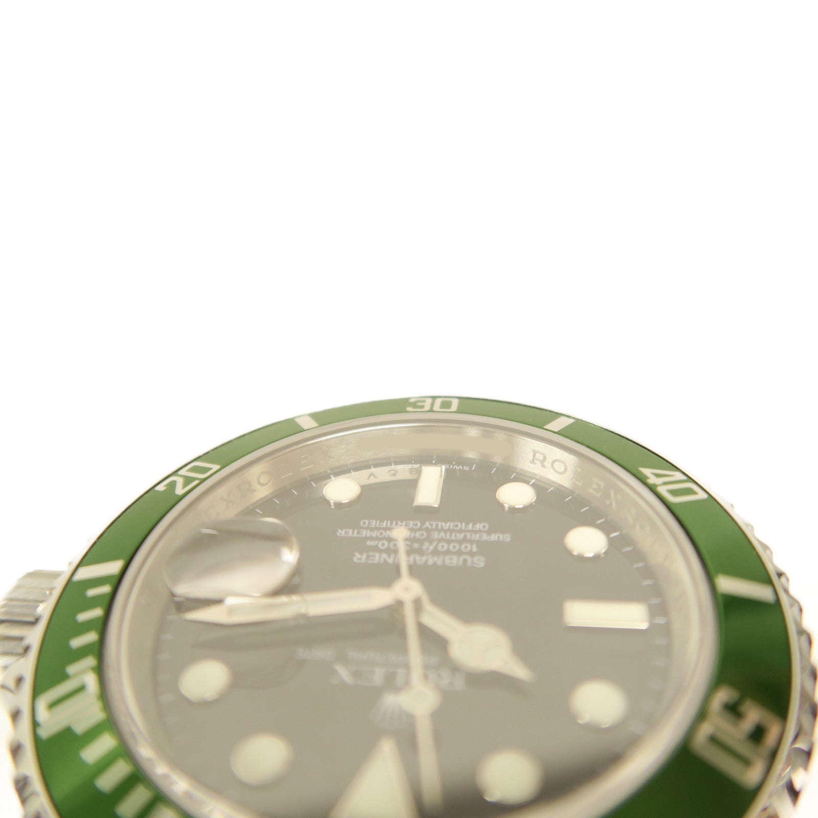 ROLEX 不鏽鋼Submariner 40mm自動機芯手錶綠色/黑色