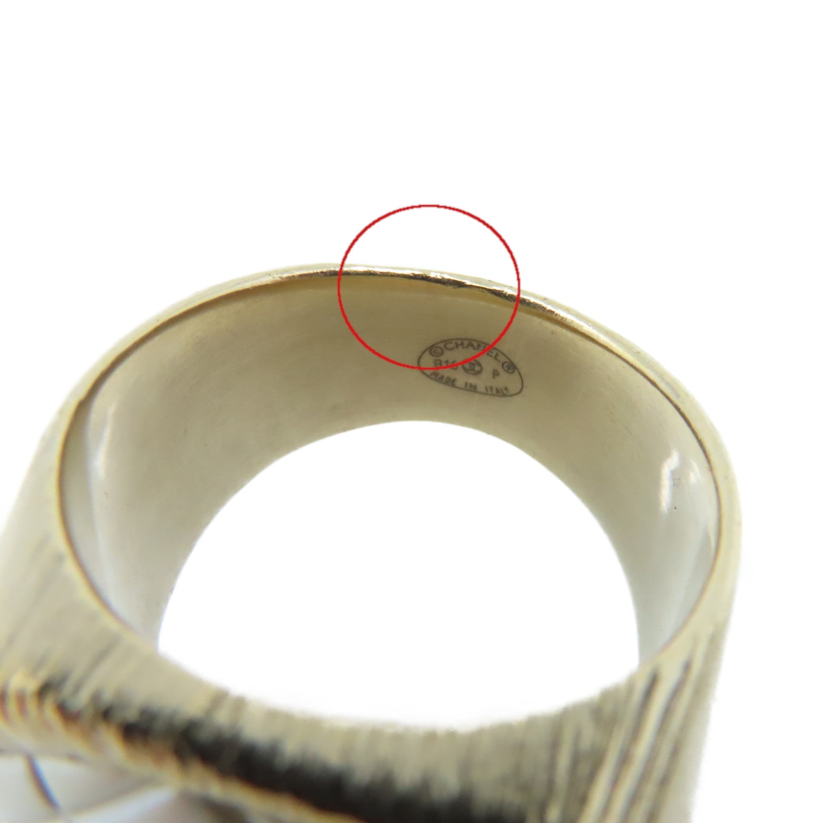 CHANEL 金屬Ring戒指US#6.25