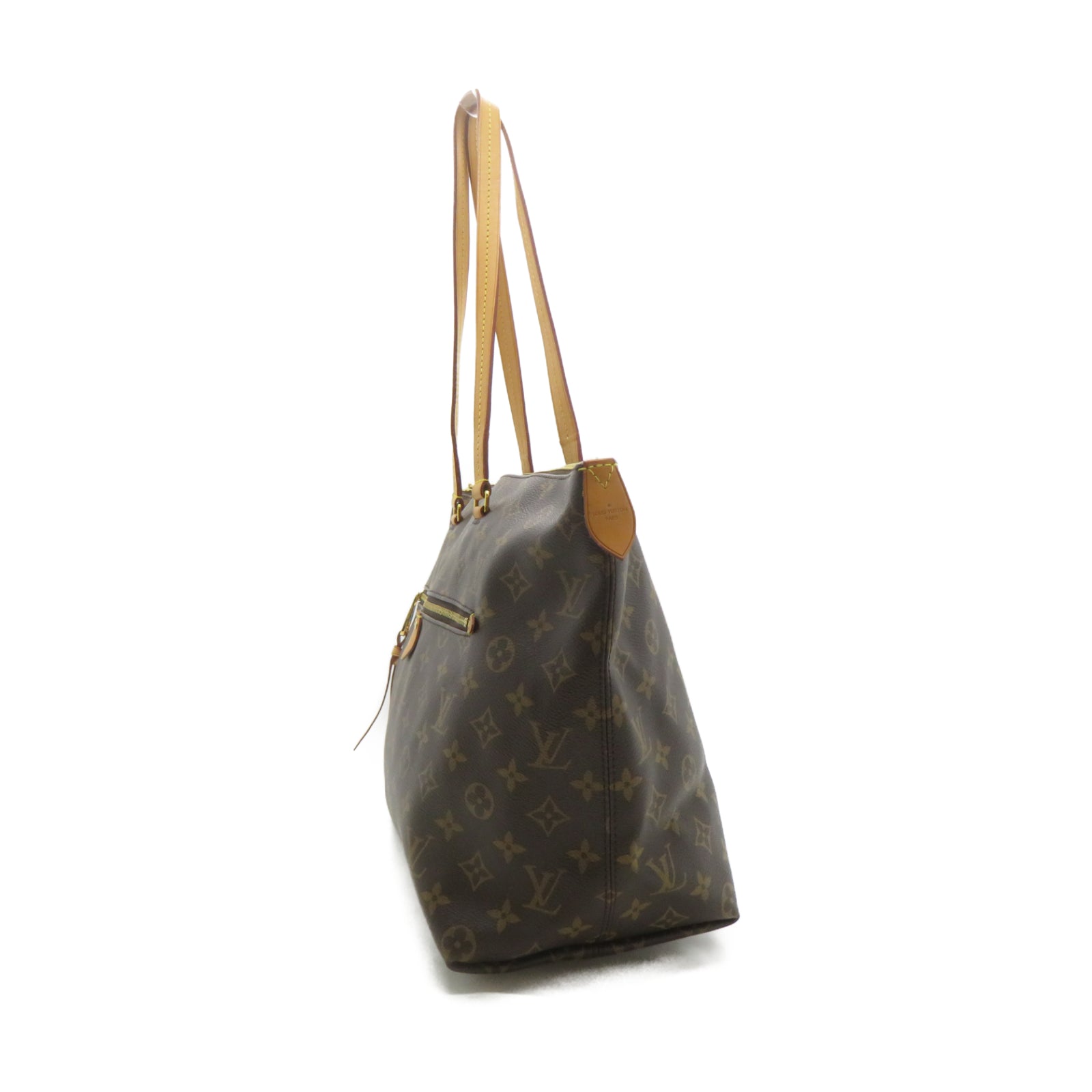 LOUIS VUITTON Monogram Iema MM金扣肩背袋啡色