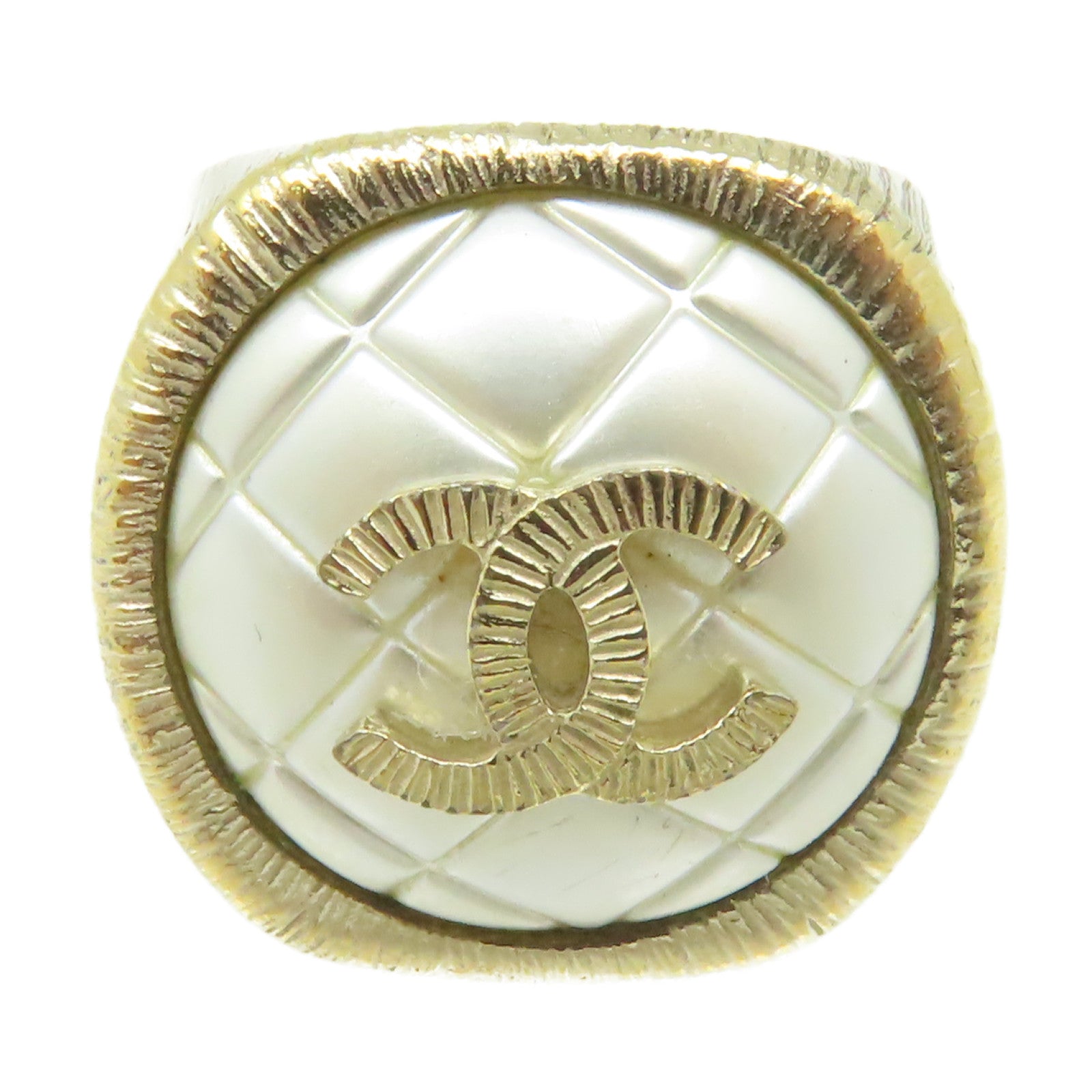 CHANEL 金屬Ring戒指US#6.25