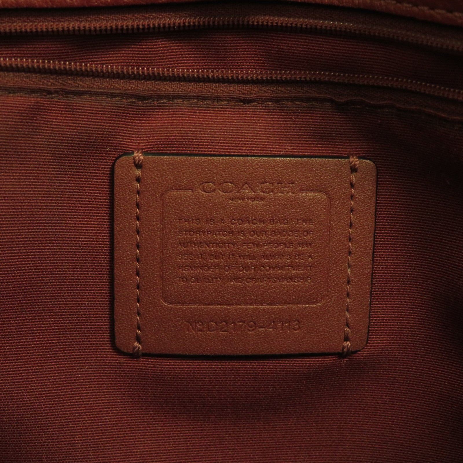 COACH 帆布Shoulder Bag金扣肩背袋啡色/紅色