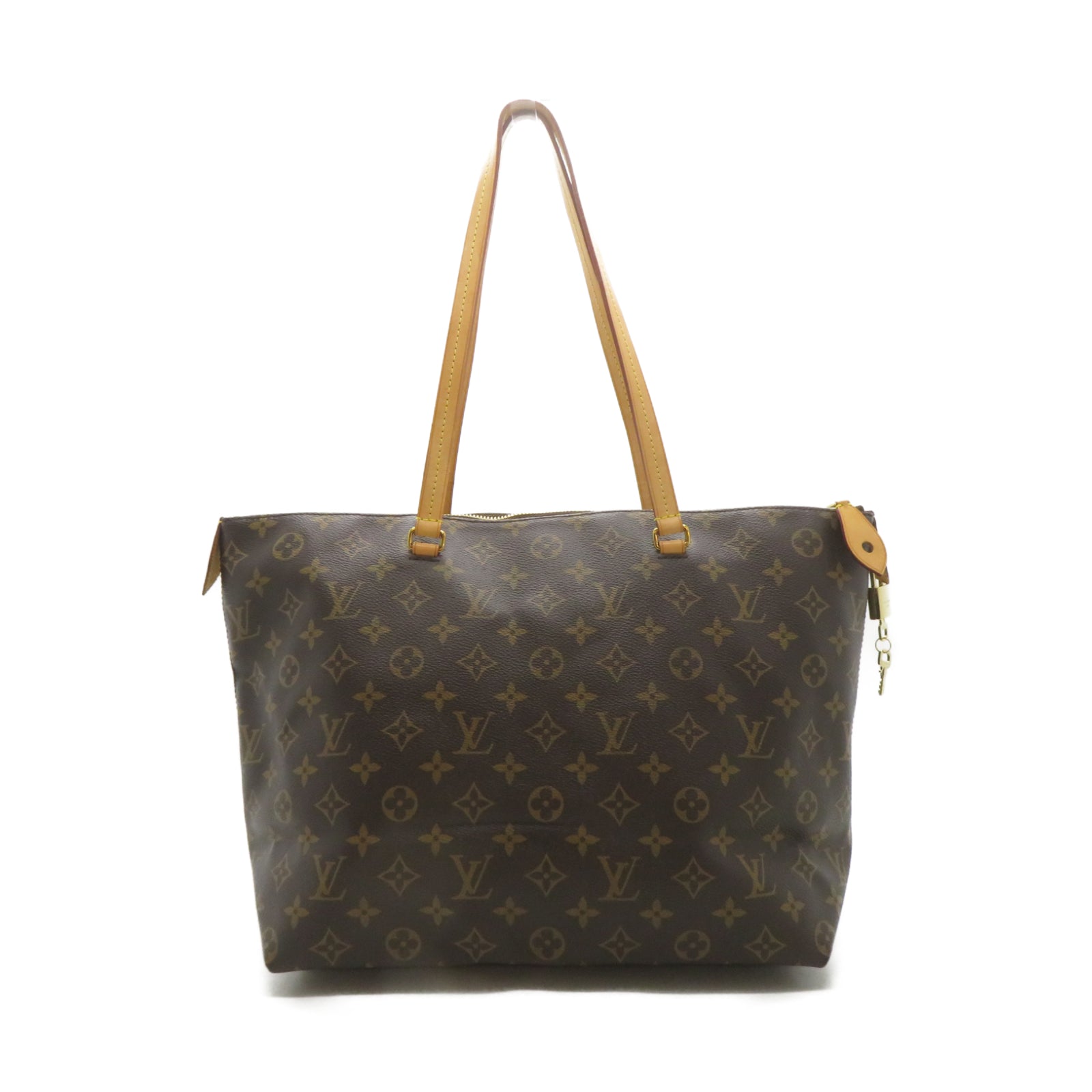 LOUIS VUITTON Monogram Iema MM金扣肩背袋啡色
