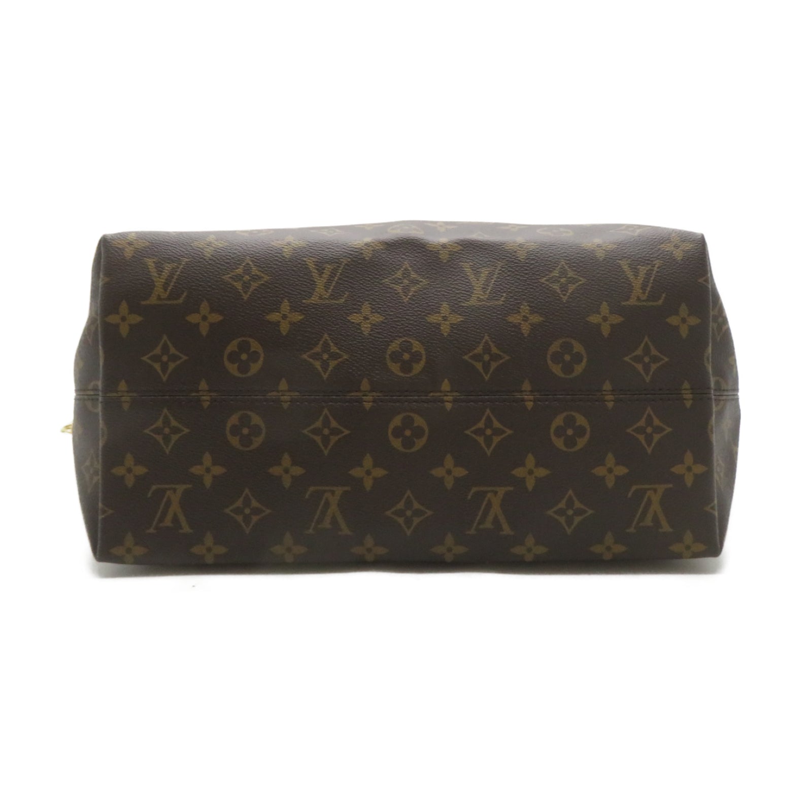 LOUIS VUITTON Monogram Iema MM金扣肩背袋啡色