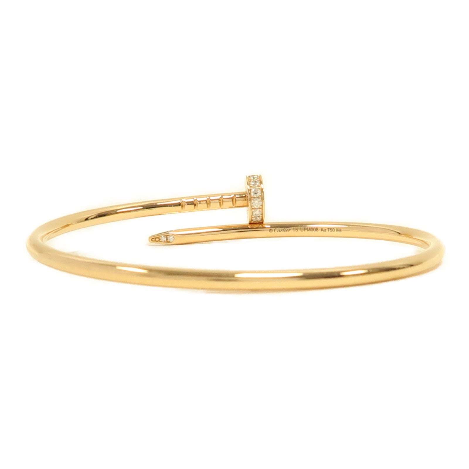 CARTIER 18K玫瑰金Juste Un Clou手鐲#15