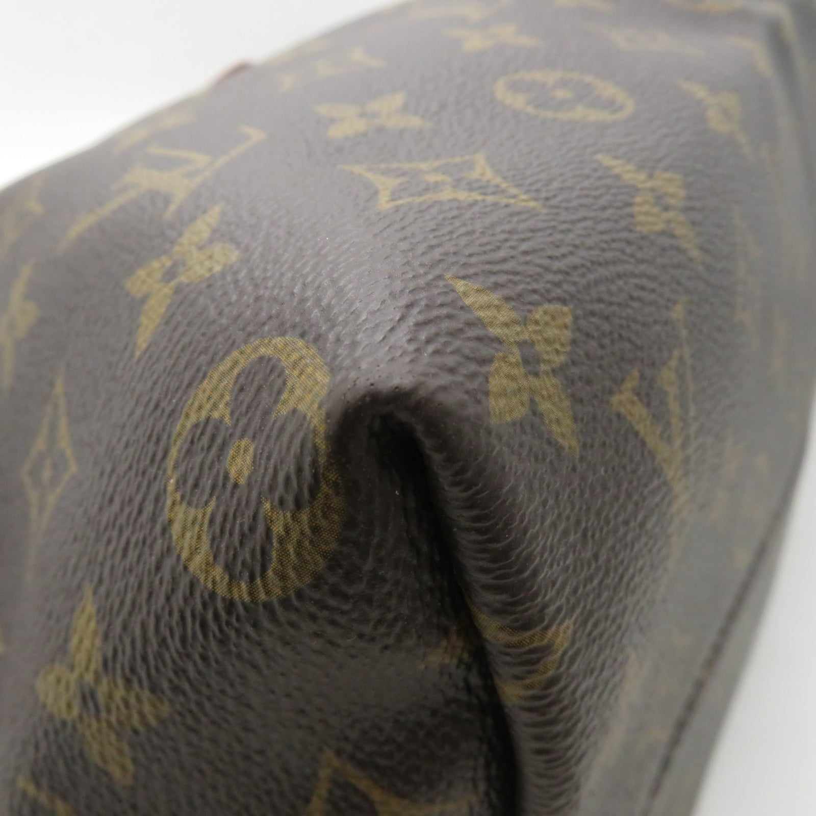LOUIS VUITTON Monogram Iema MM金扣肩背袋啡色